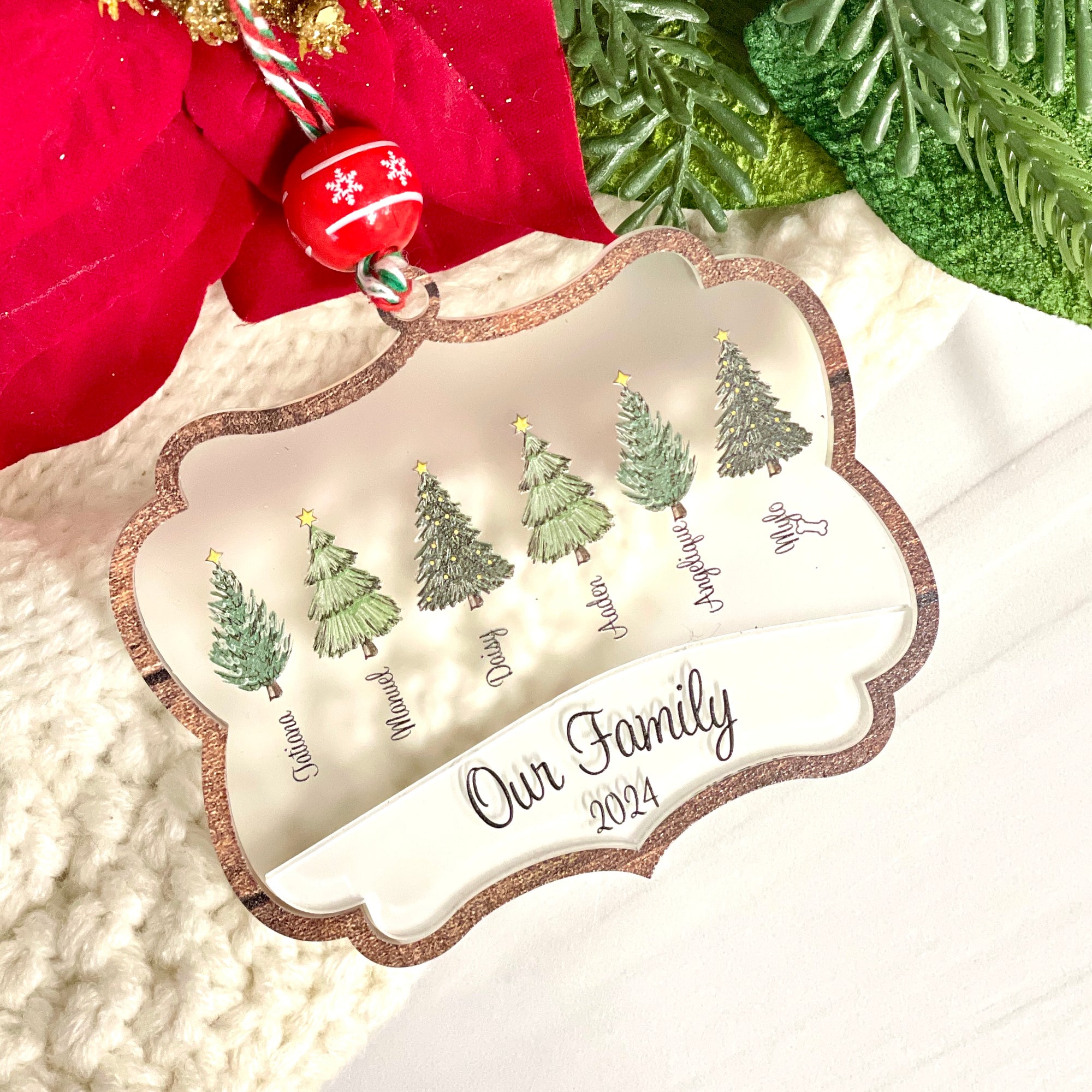 Personalized Family Member Names Ornament