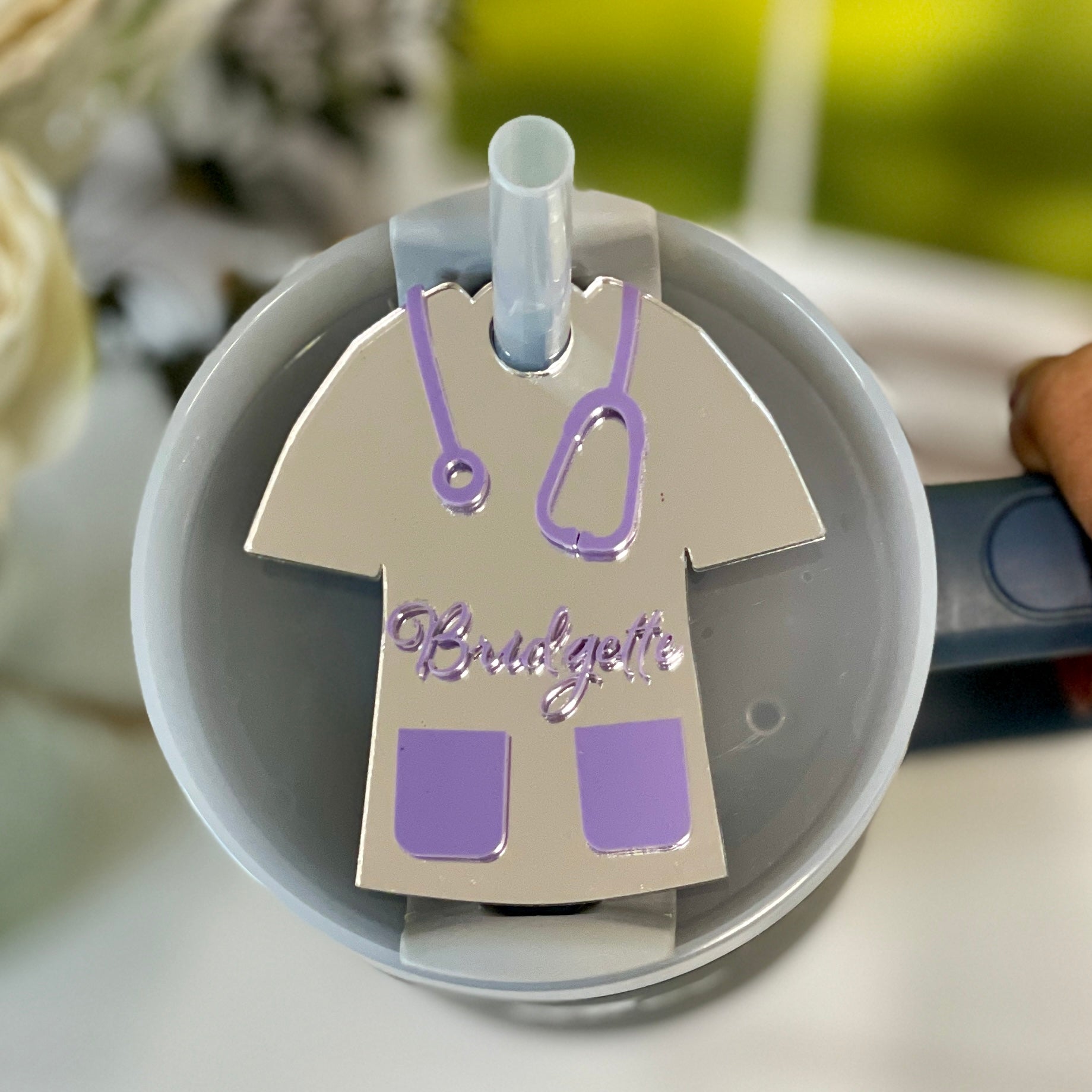 Nurse Water Cup Name Topper For Stanley Or Yeti