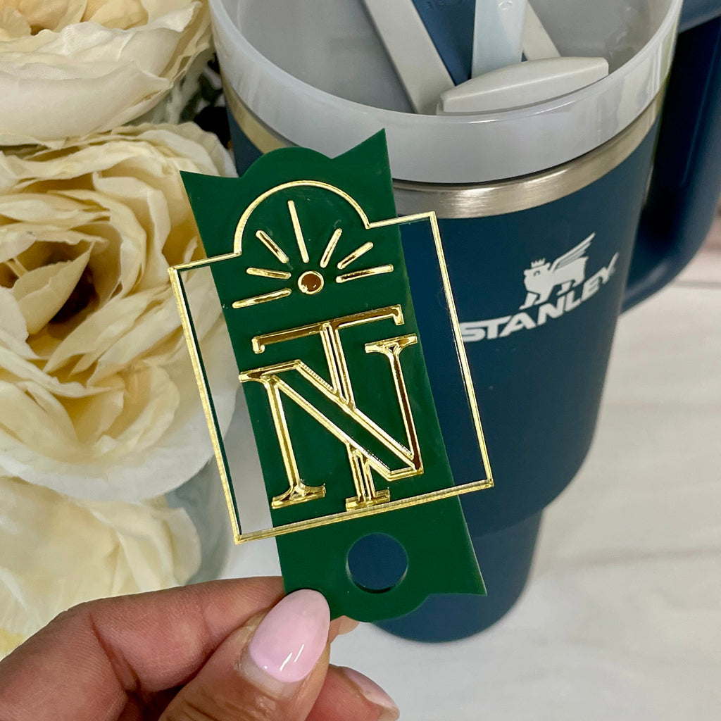 Business Logo Topper for Yeti Rambler With Straw or Stanley H2.0