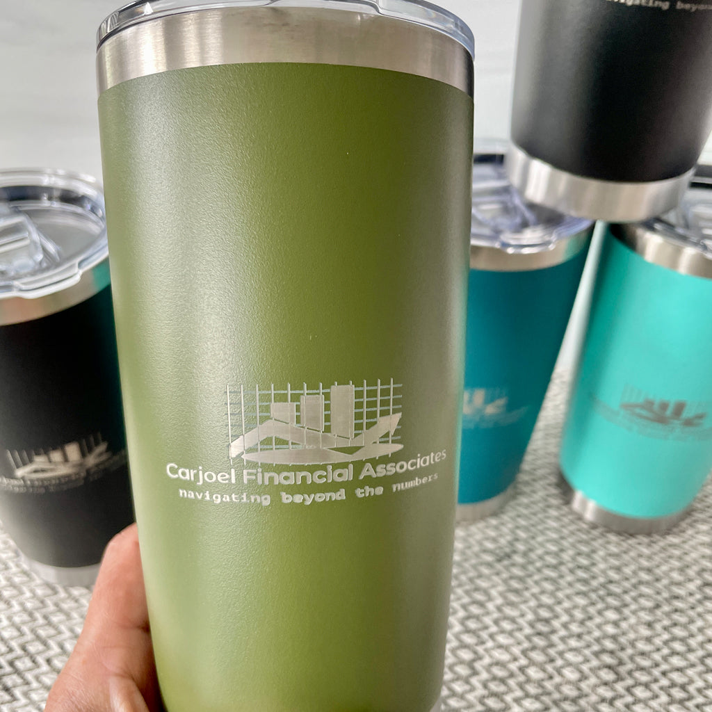 Custom Business Logo Laser Engraved Tumblers