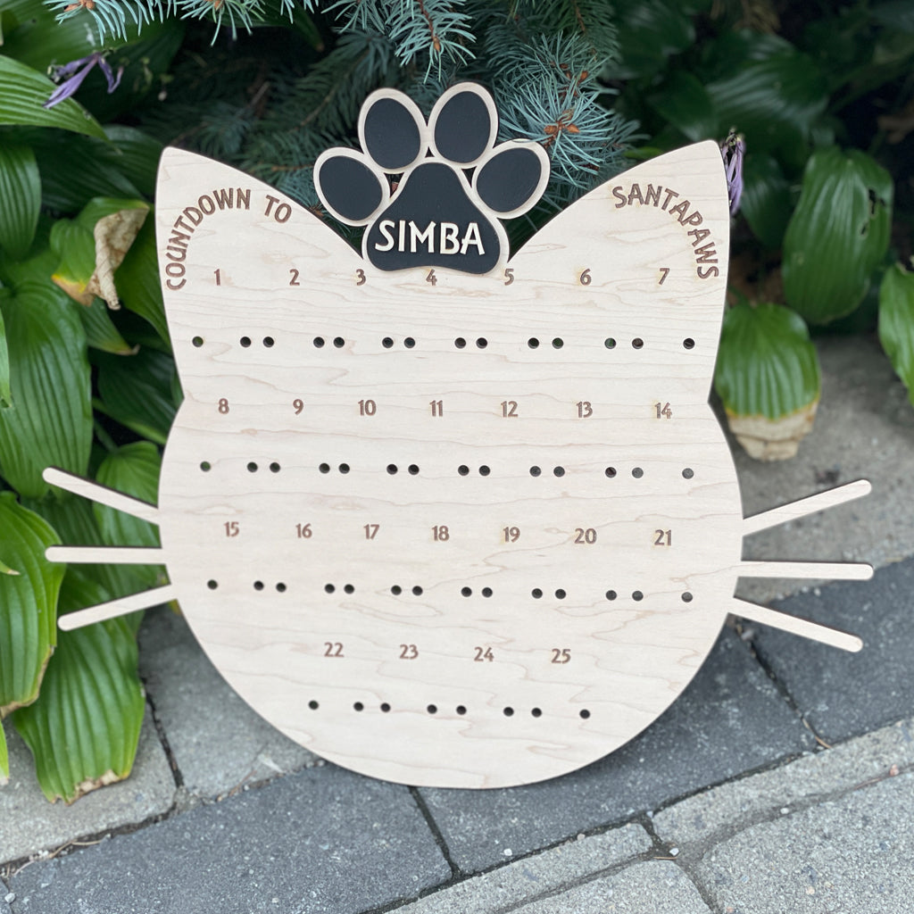 Personalized Christmas Advent Calendar For Dogs & Cats