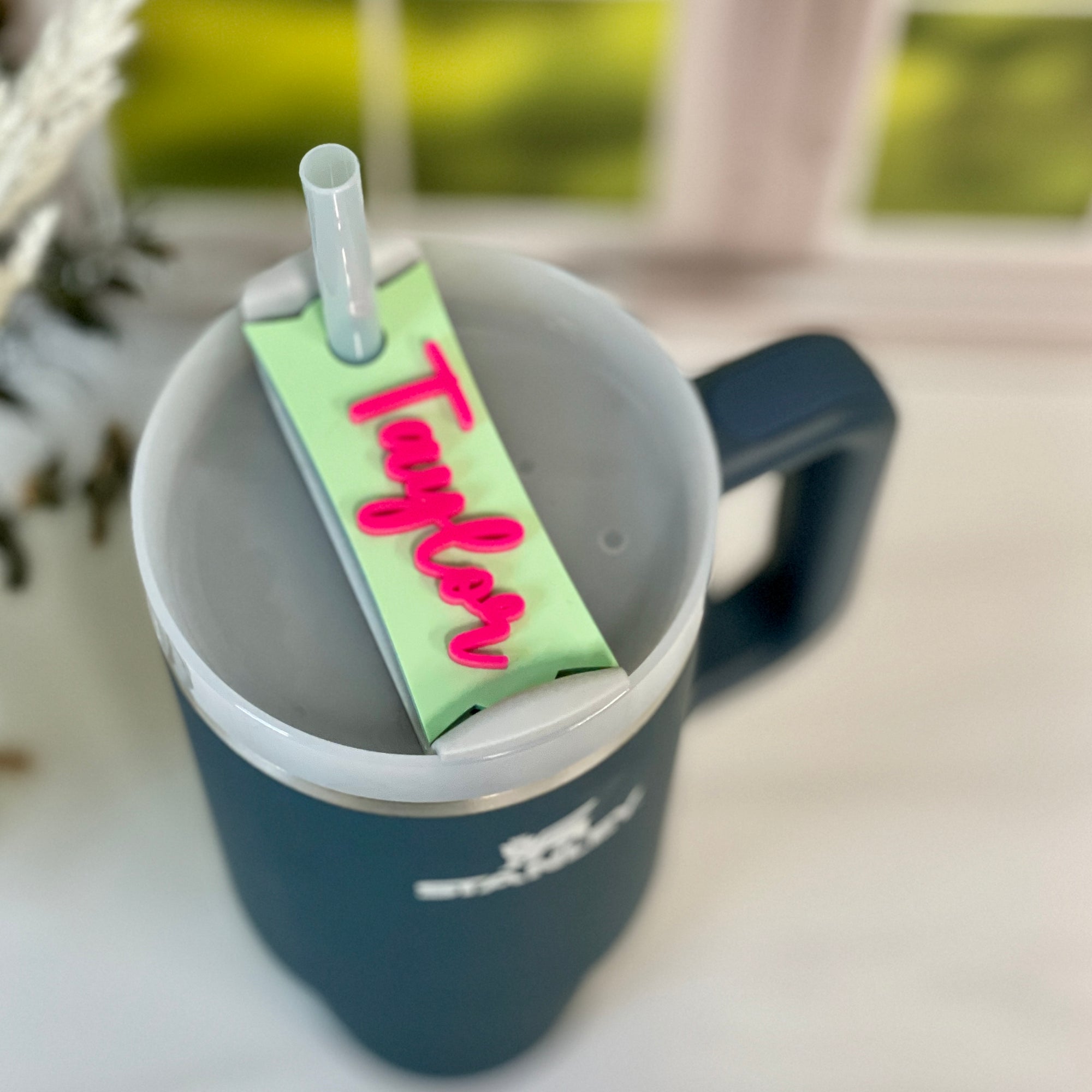 Personalized Name Topper for Stanley Quencher, Yeti Rambler