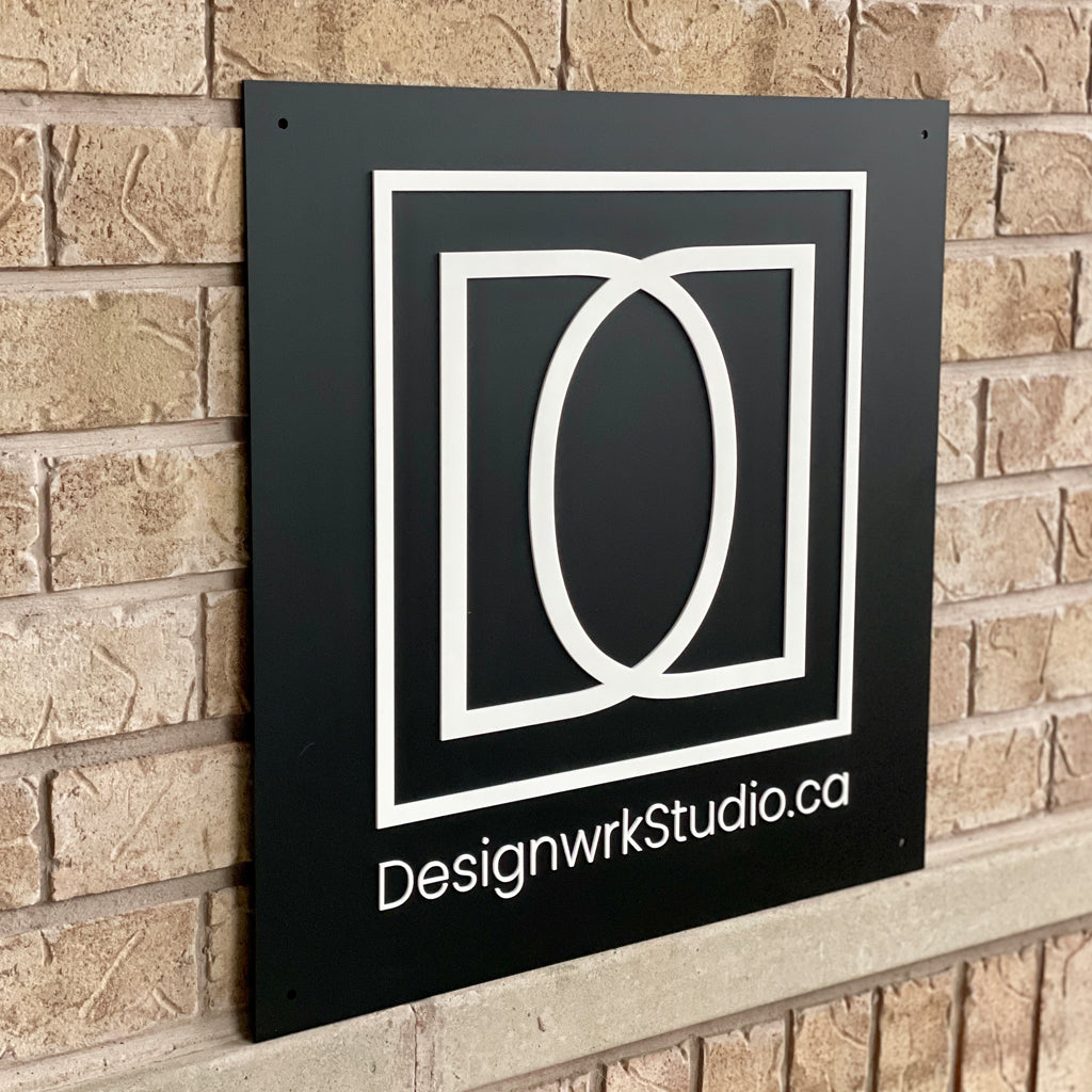 Custom Business Logo UV Printed 3D Acrylic Sign