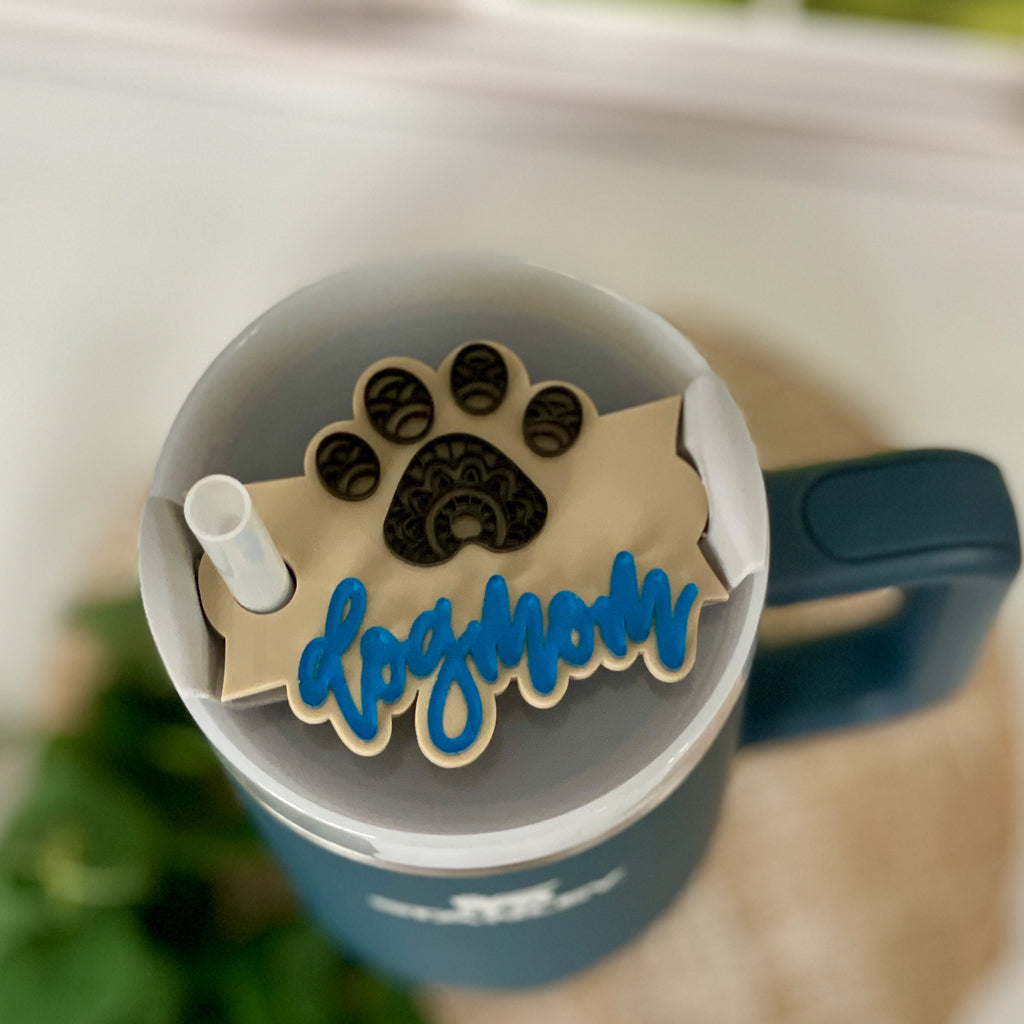 Dog Mom Tumbler Lid Topper For Stanley H2.0 And Yeti