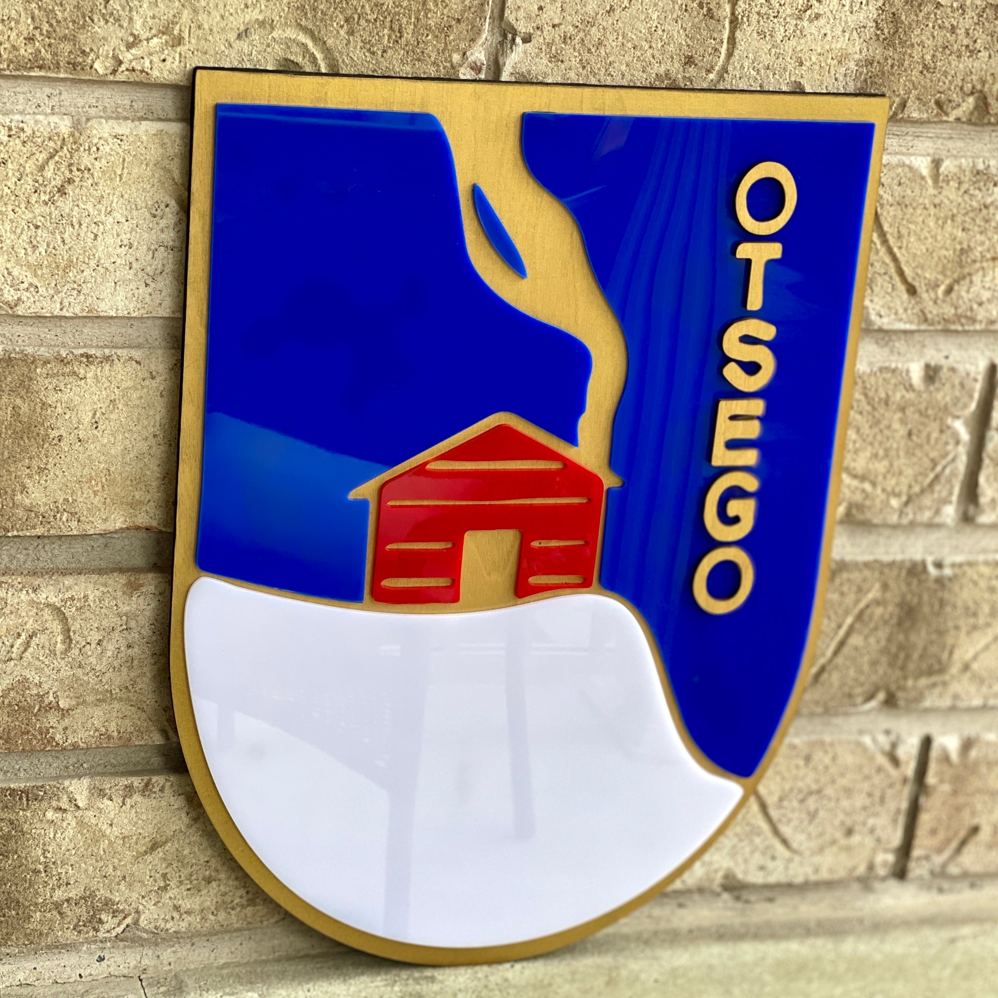 Custom Business Logo UV Printed 3D Acrylic Sign