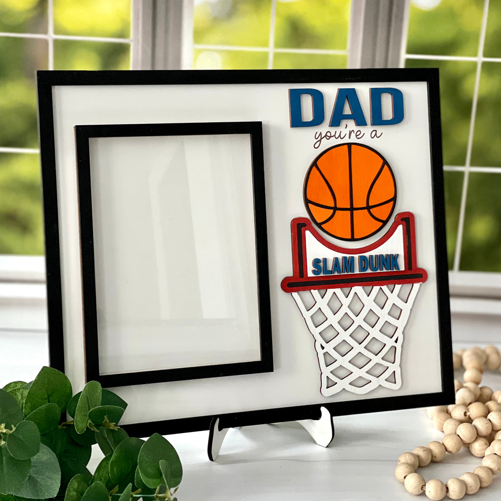 Sports Themed Photo Frame For Dad, Father's Day Gift