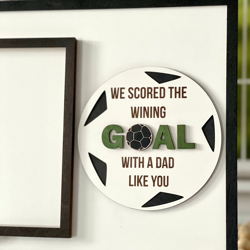 Sports Themed Photo Frame For Dad, Father's Day Gift