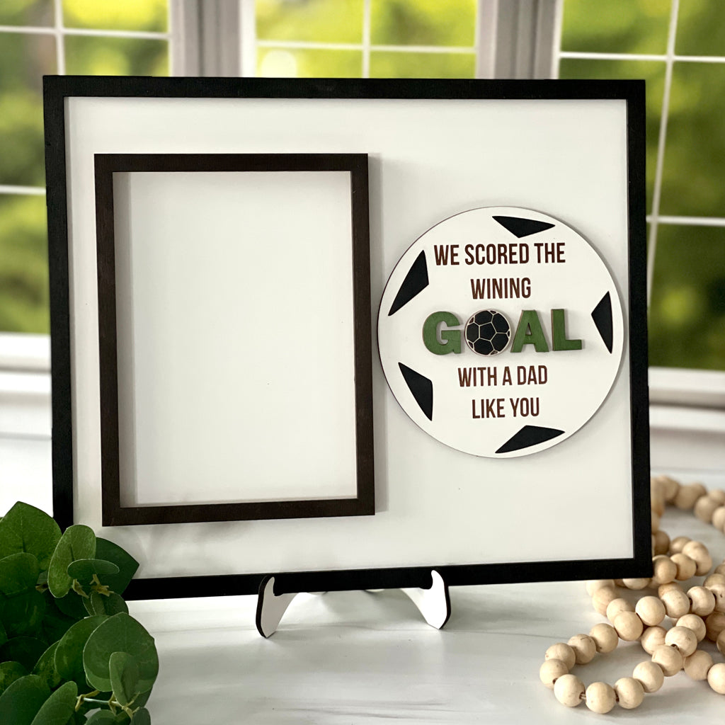 Sports Themed Photo Frame For Dad, Father's Day Gift