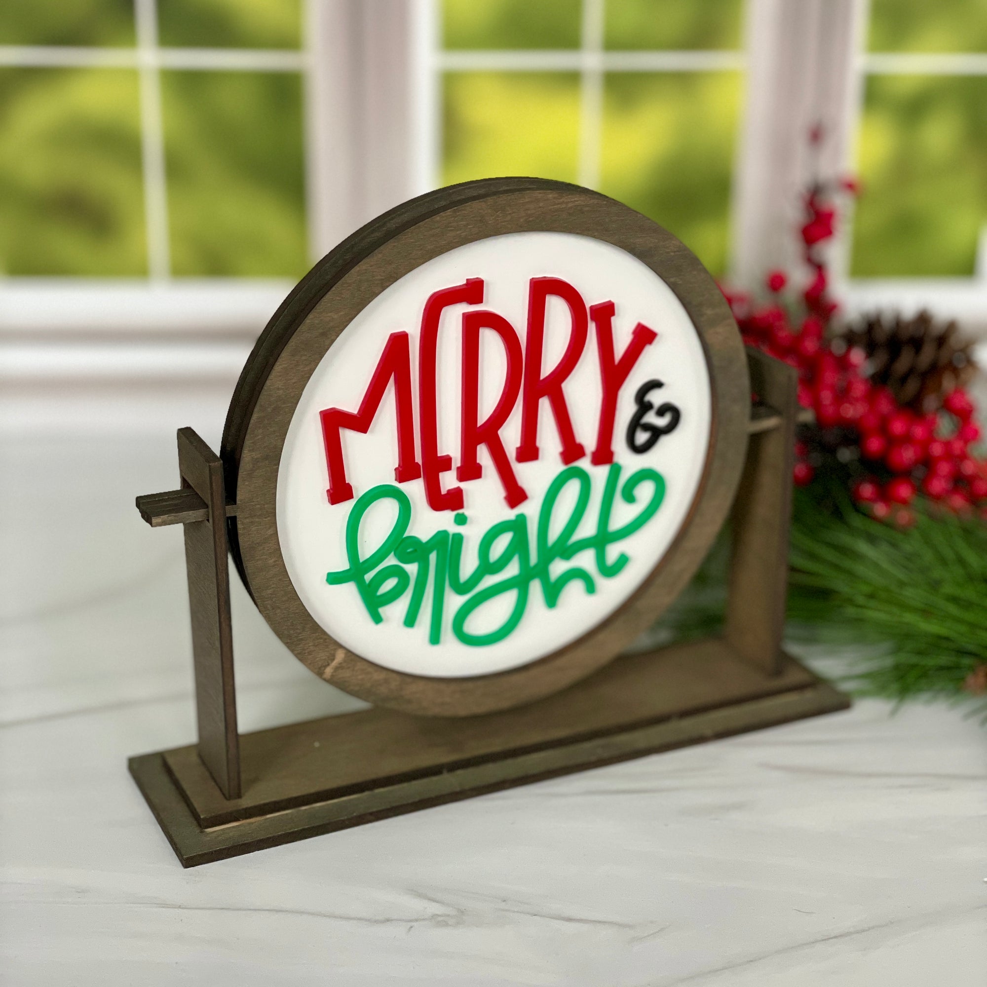 Merry and Bright Sign