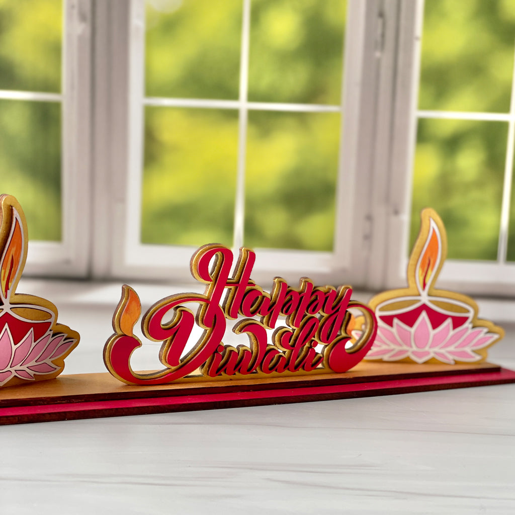 Happy Diwali Stand Alone Sign