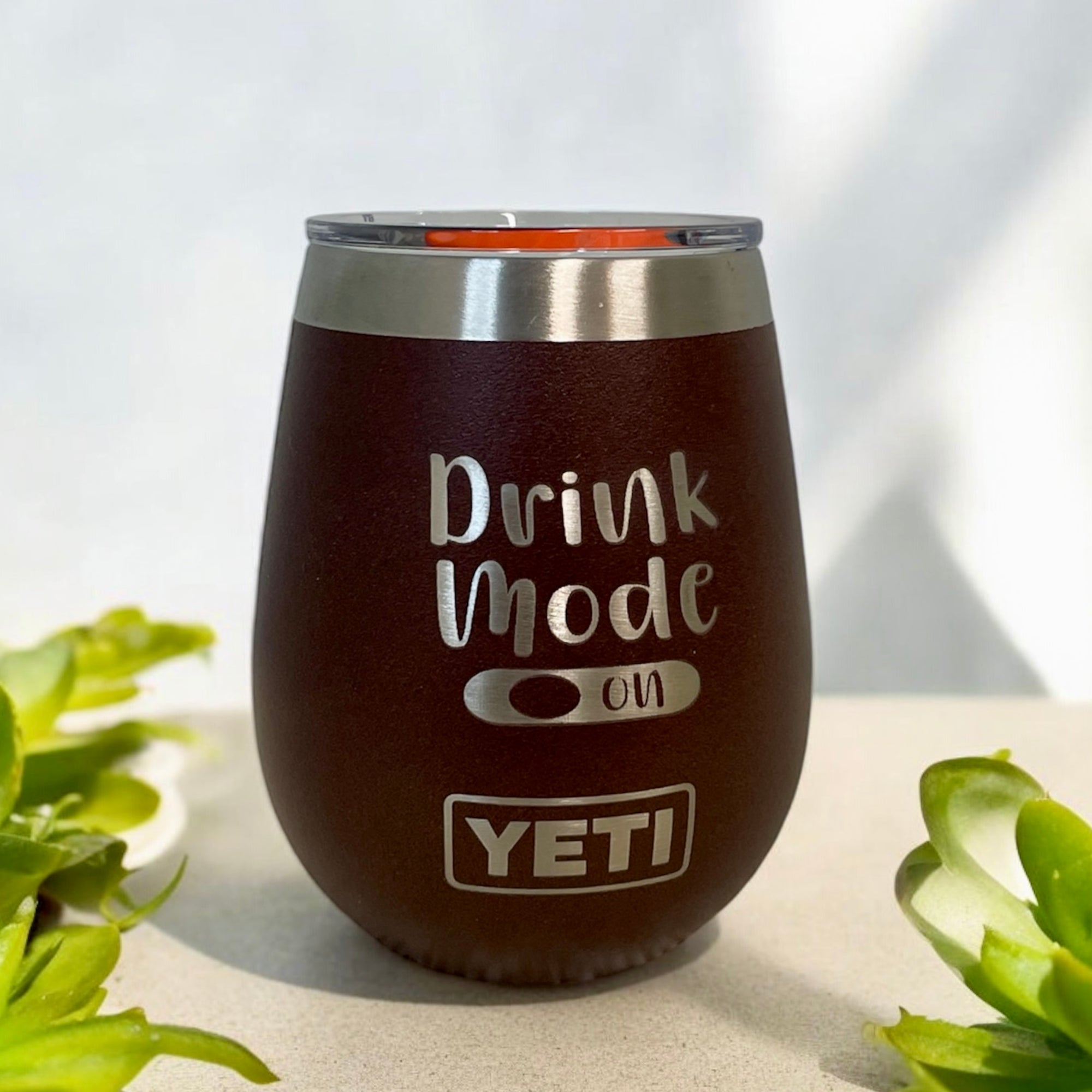 YETI 10oz/295ml Rambler Wine Tumbler - Personalized with Laser Engraving