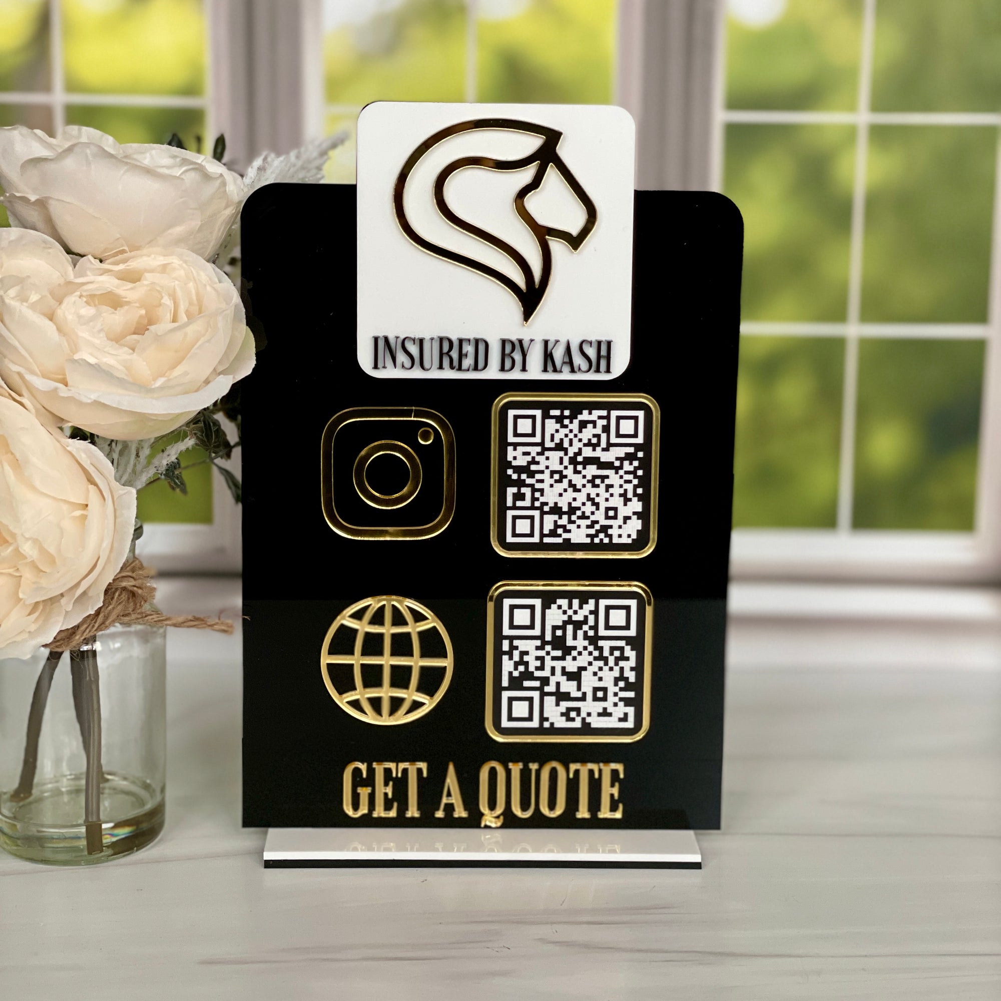 Social Media Signage With QR Codes