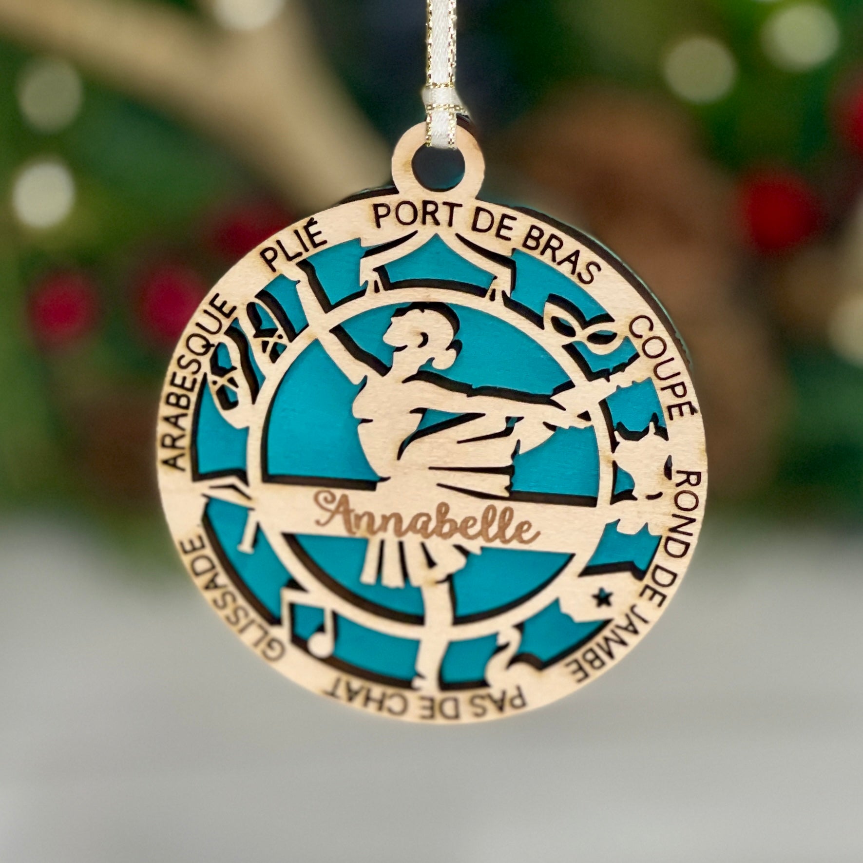 Personalized Ballet Dancer Ornament