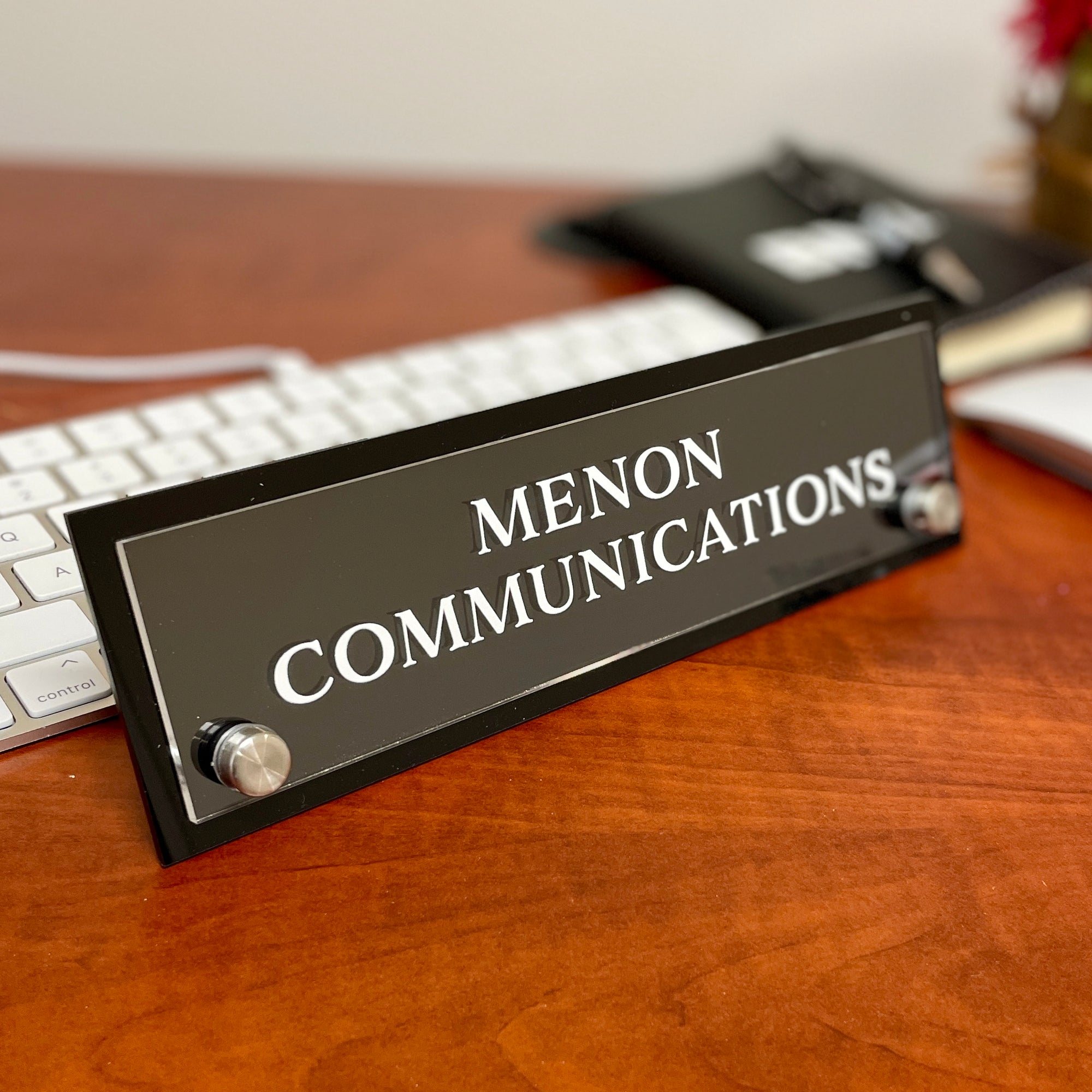 Custom Engraved Personalized Desk Name Sign