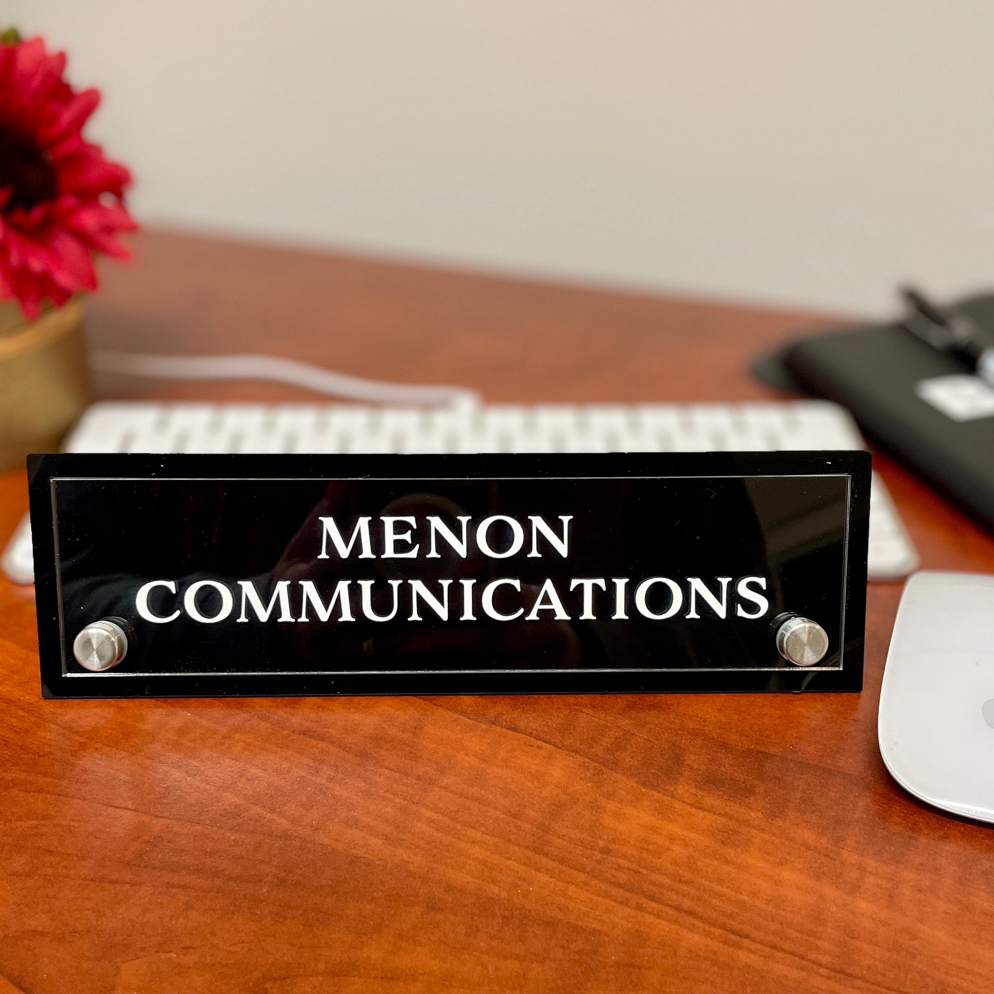 Custom Engraved Personalized Desk Name Sign