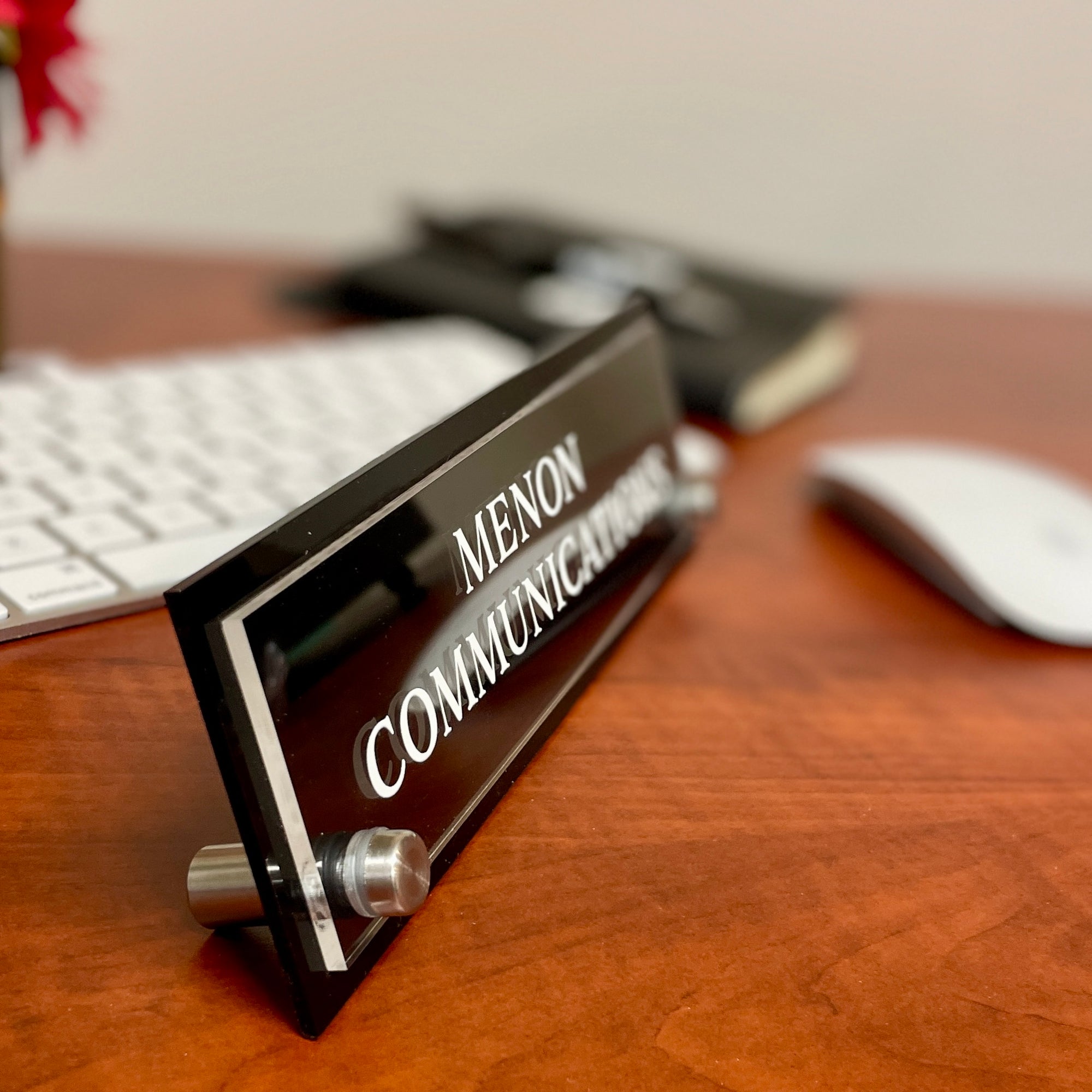 Custom Engraved Personalized Desk Name Sign