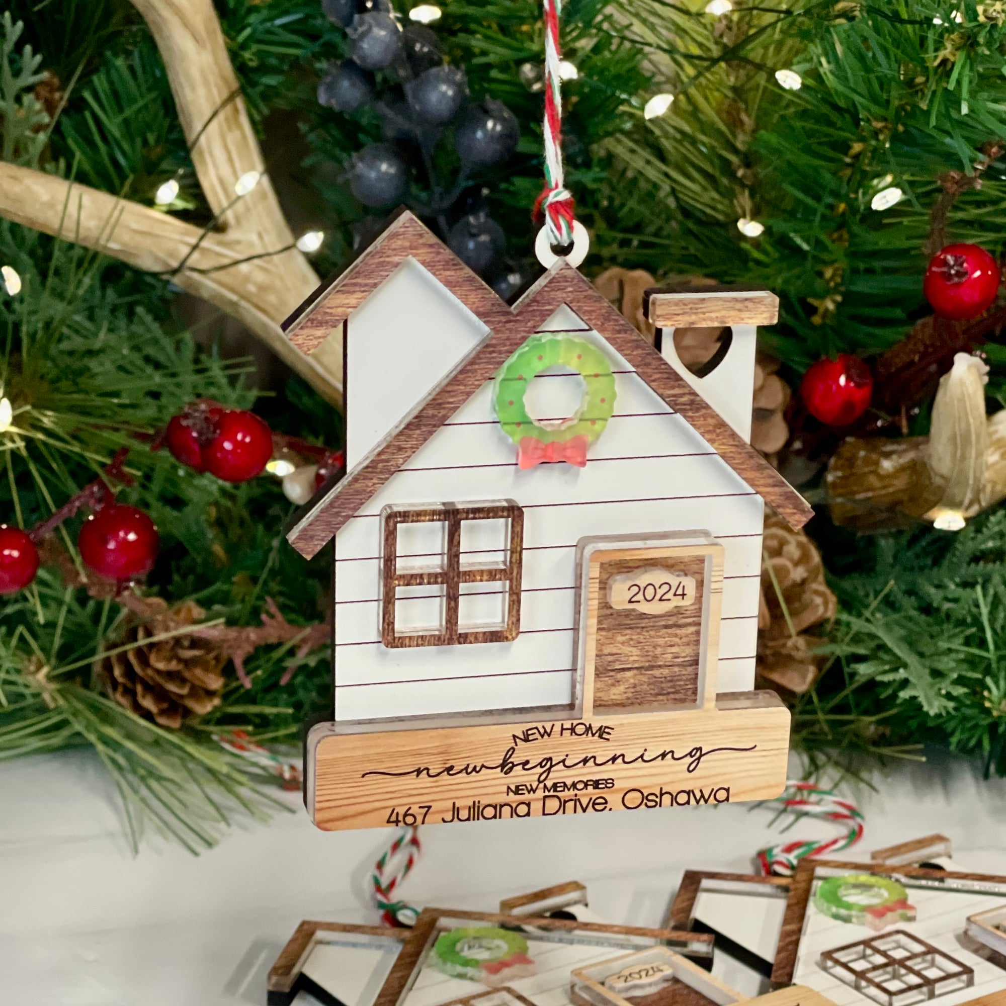 New Home New Beginning New Memories Christmas Ornament