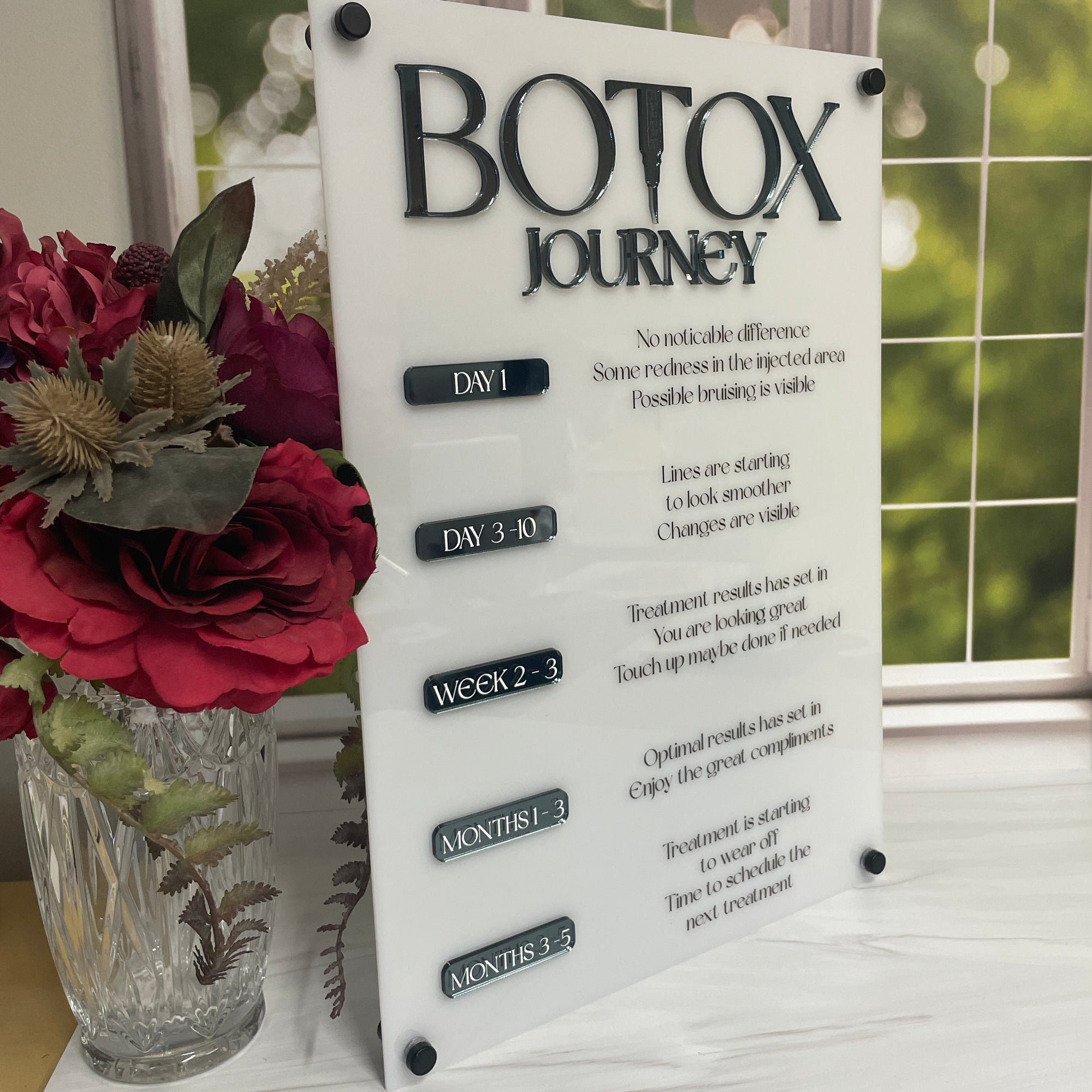 Botox Journey Advise Sign