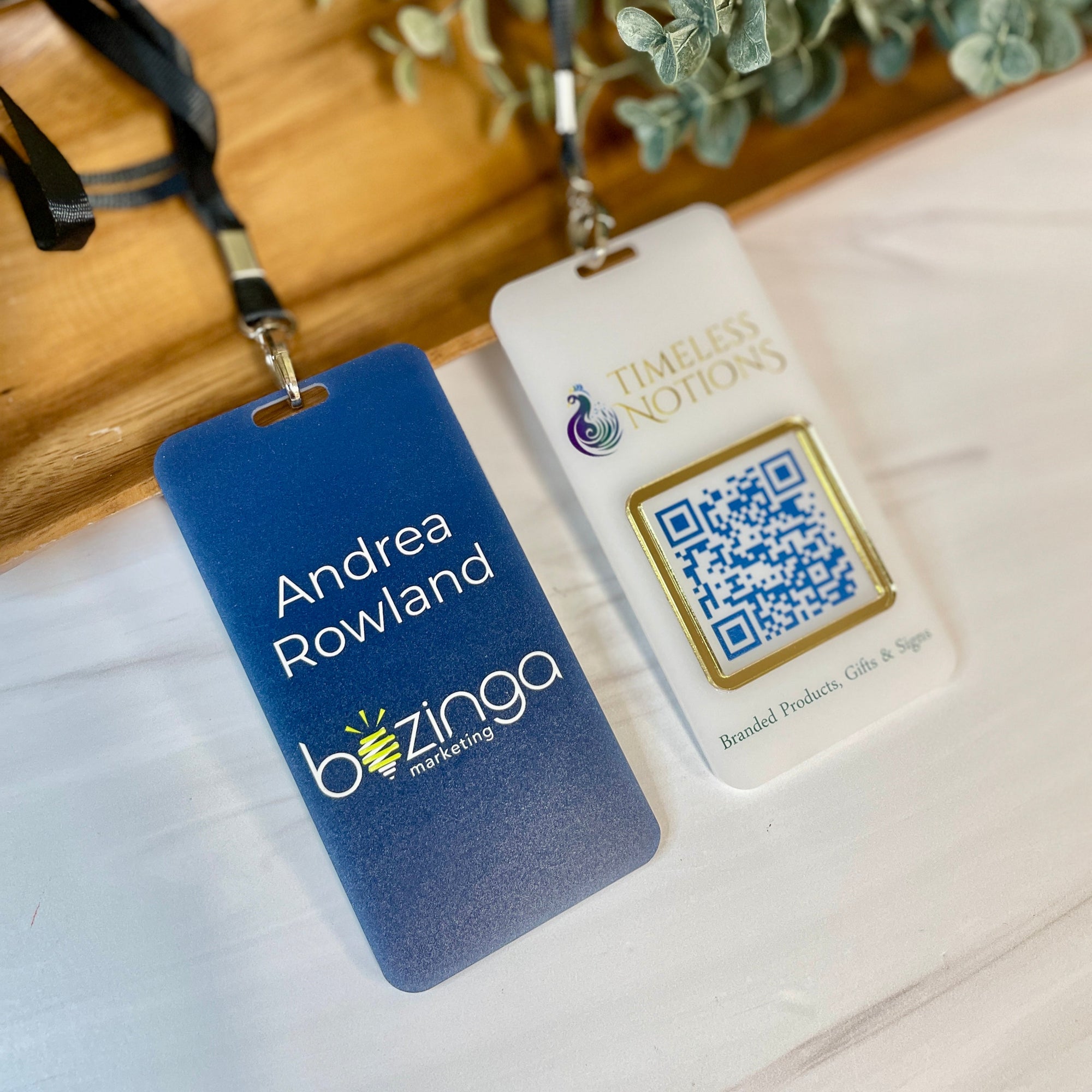 Trade Show QR Code NFC Lanyard