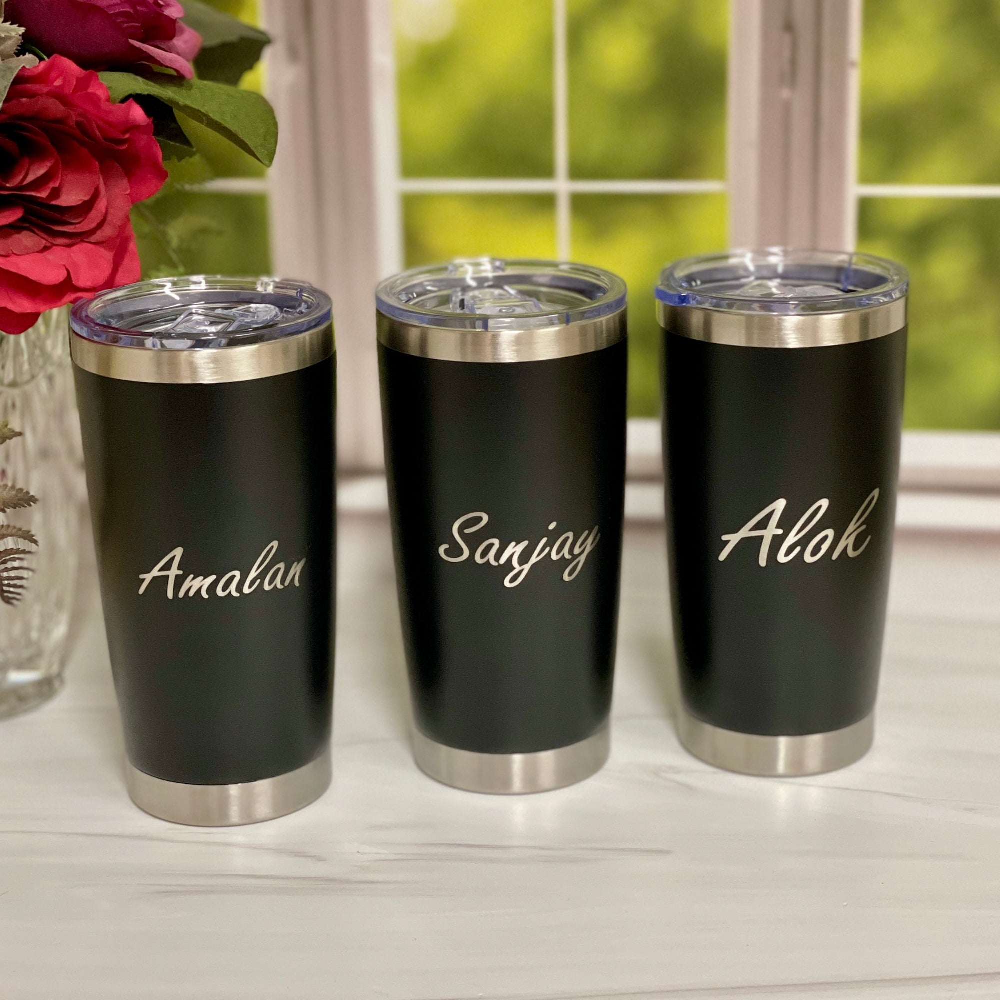 Personalized Laser Engraved Tumblers