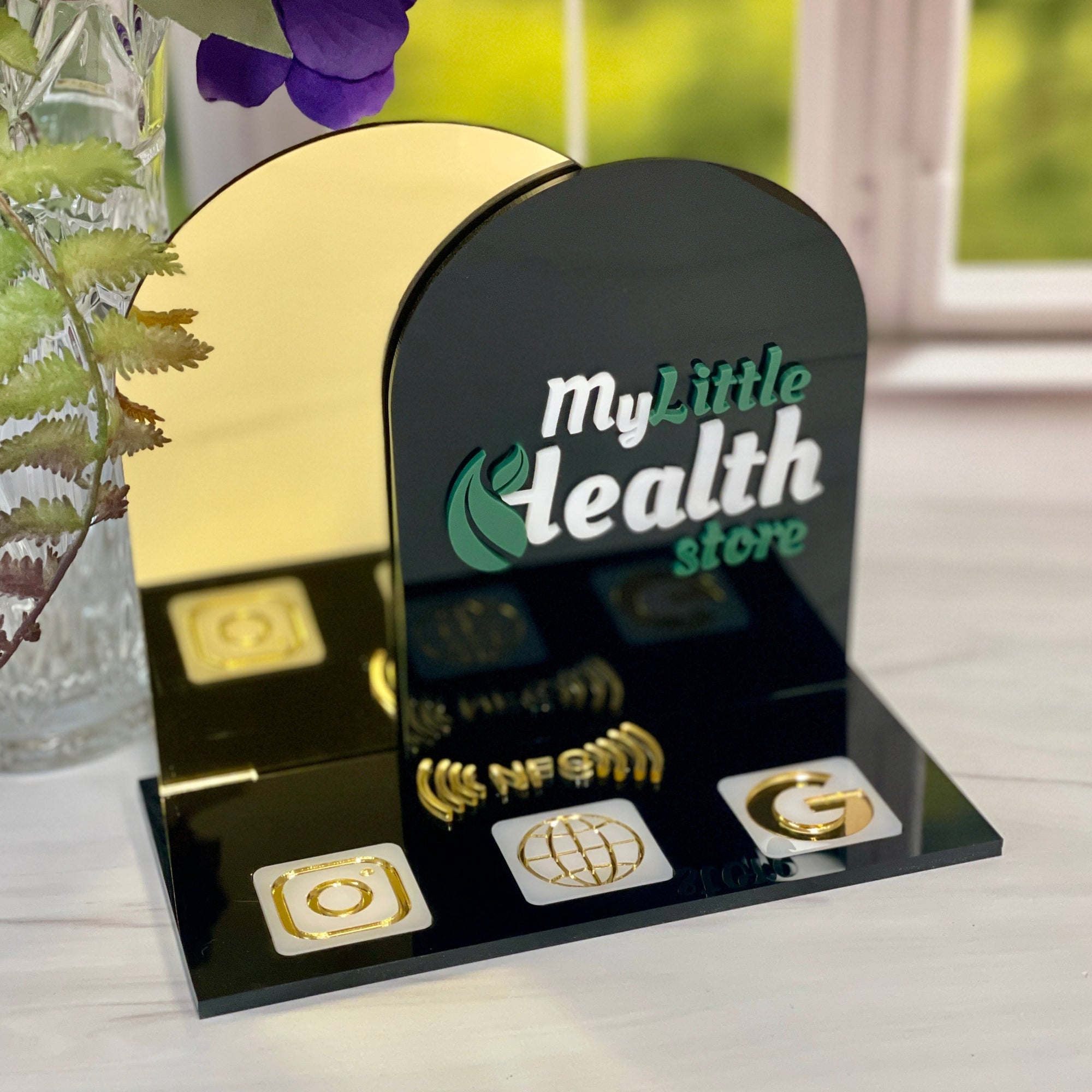 3D Business Logo NFC Display Stand