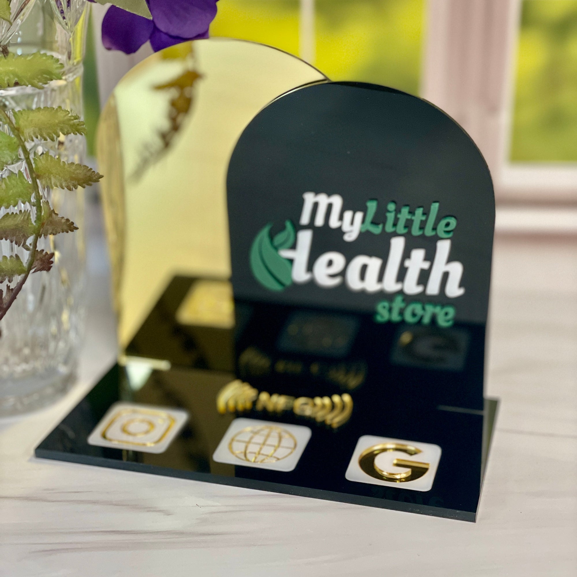 3D Business Logo NFC Display Stand
