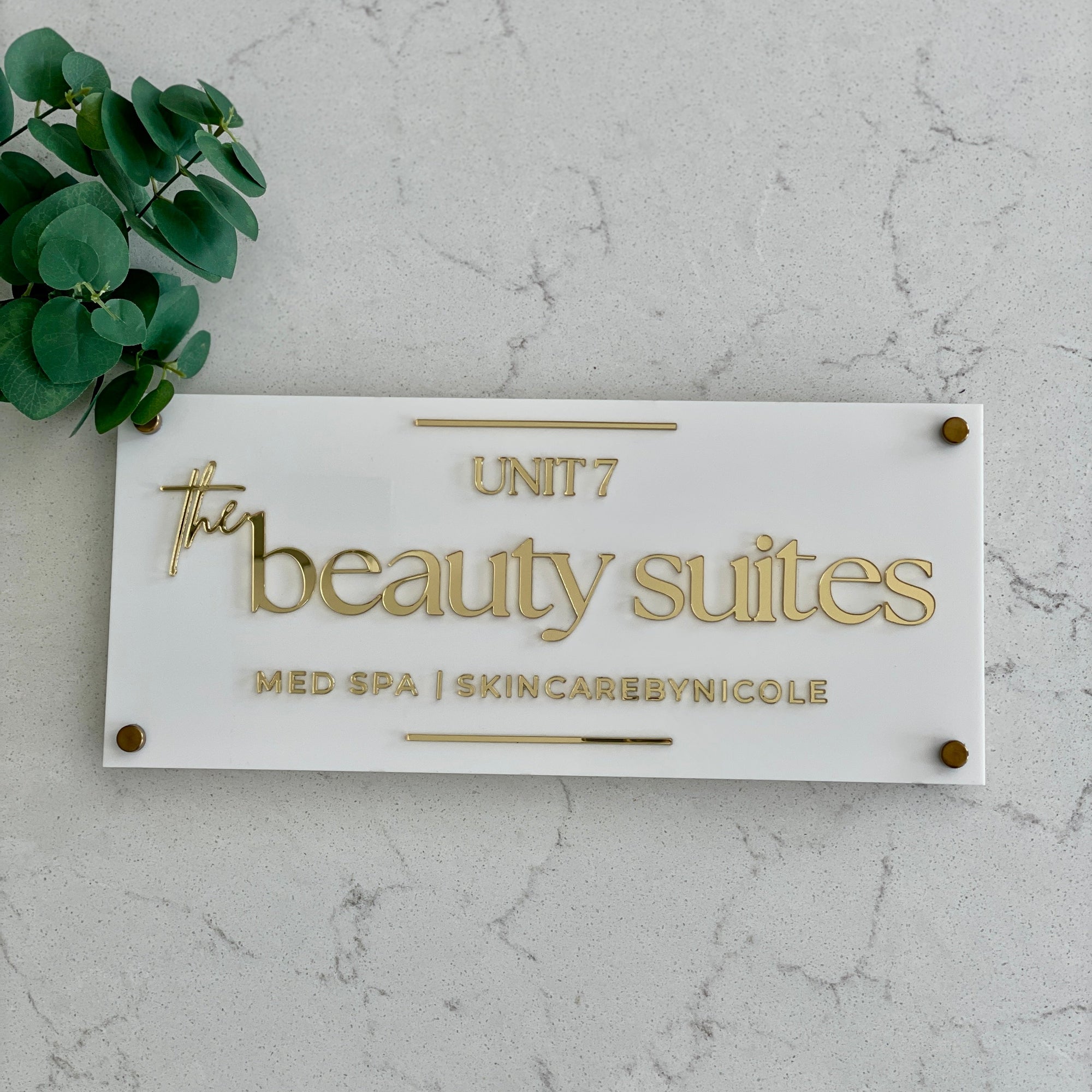 Custom Business Logo UV Printed 3D Acrylic Sign