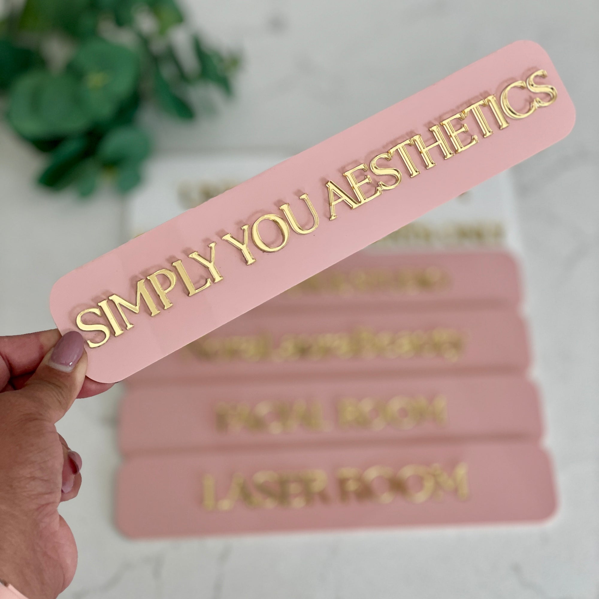 Luxury Acrylic Treatment Room Door Signs