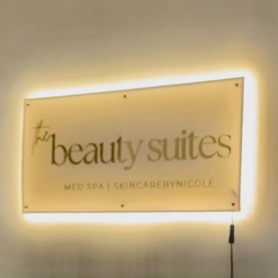 Custom Backlit Acrylic Logo Sign