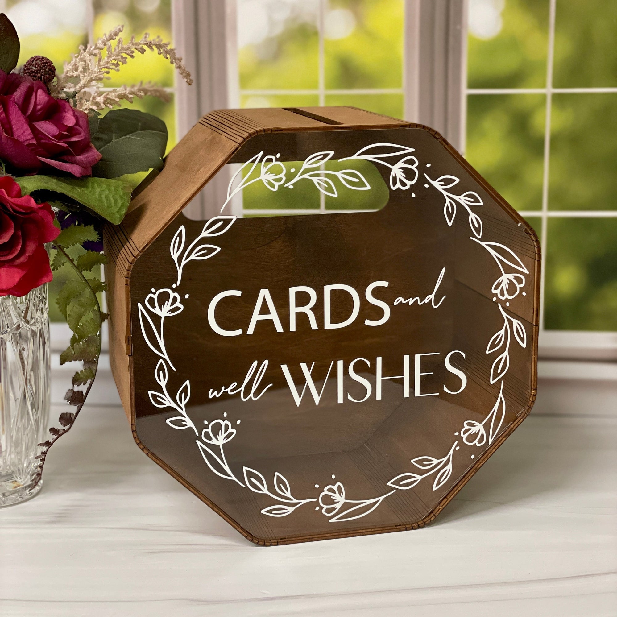 Hexagon Wedding Card Box