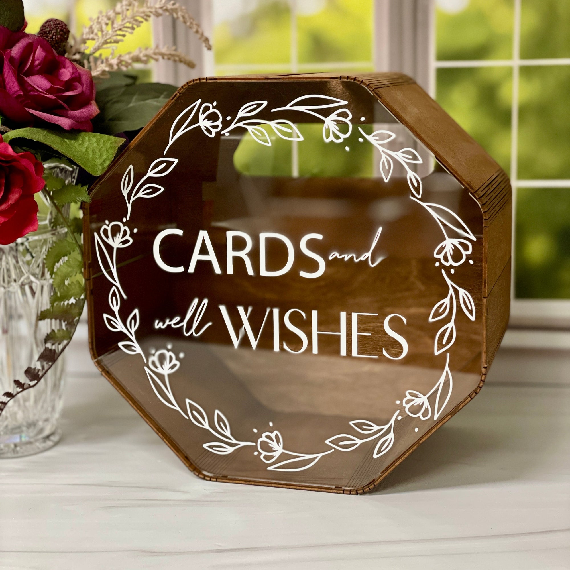 Hexagon Wedding Card Box