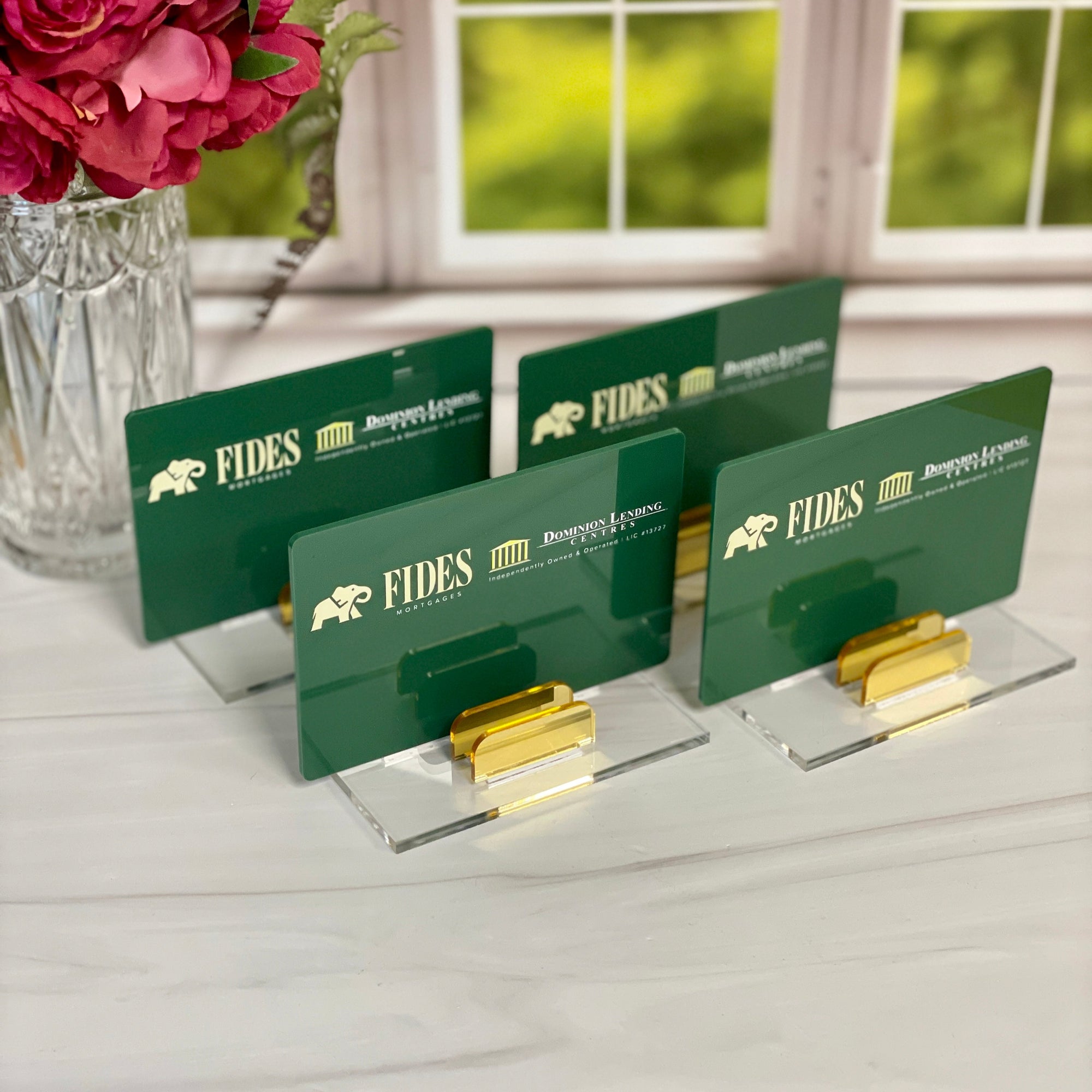 Personalized Acrylic Business Card Holder