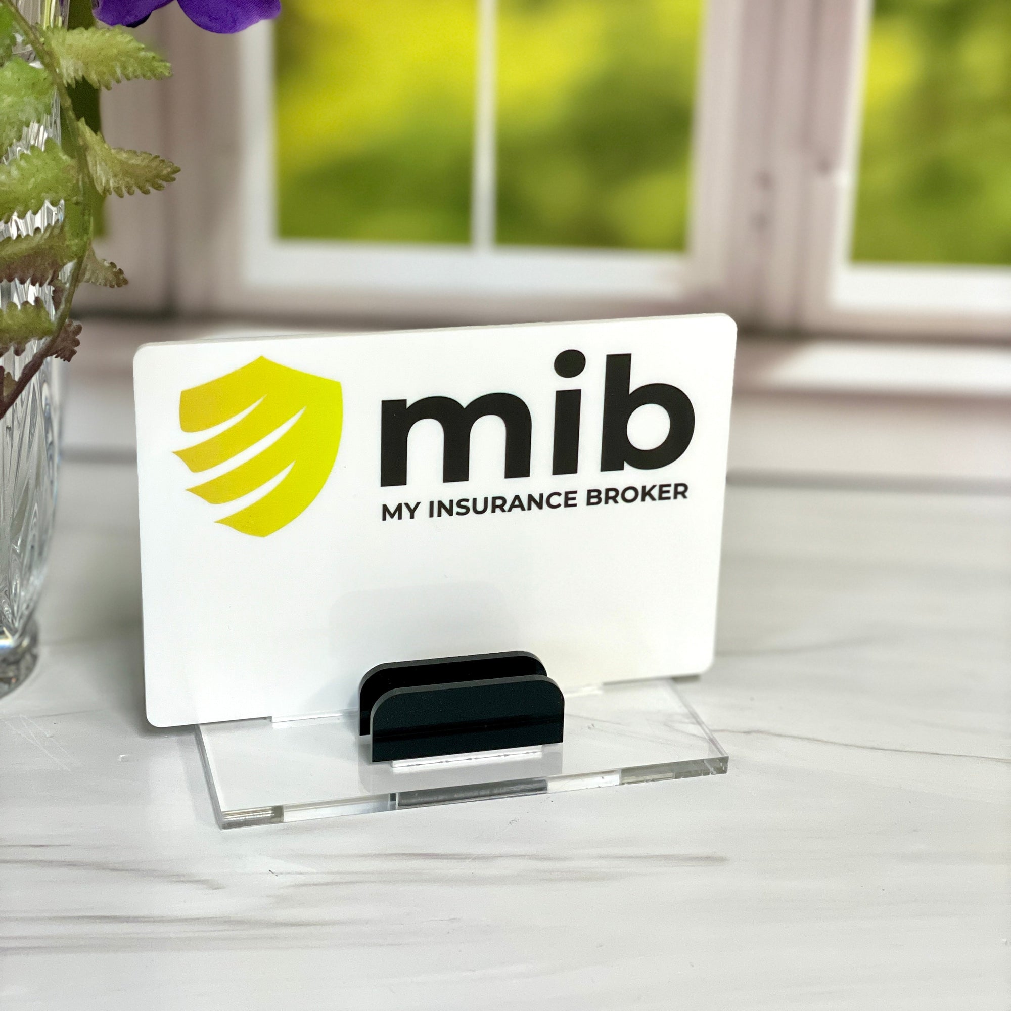 Personalized Acrylic Business Card Holder