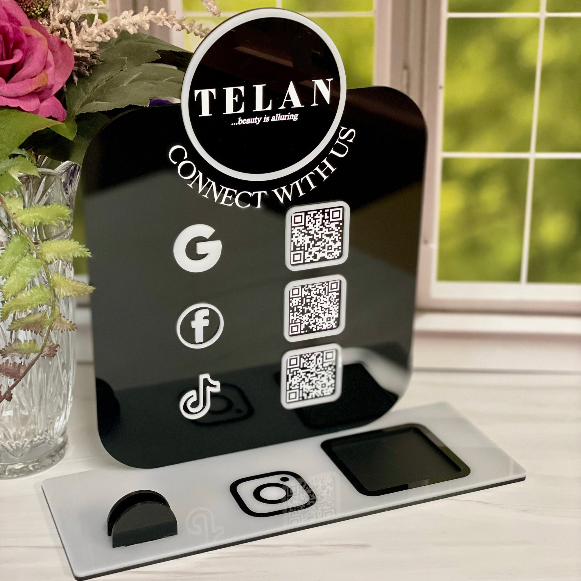 Social Media Signage With QR Codes