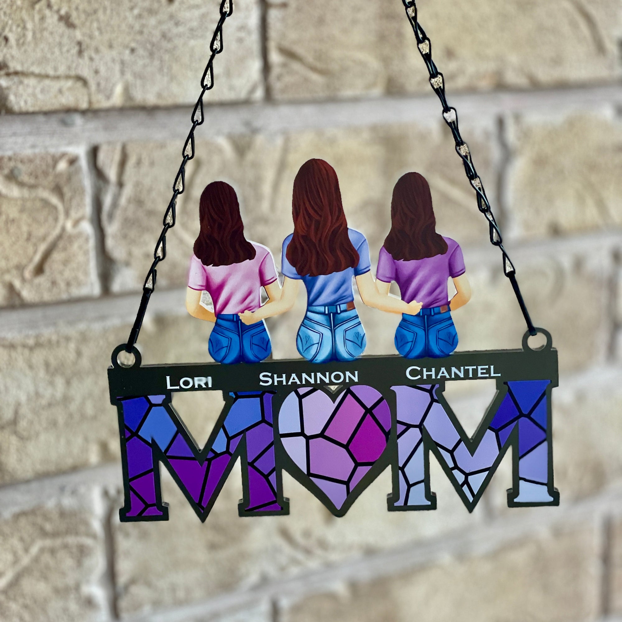 Mother's Day Personalized Window Hanging Sun Catcher