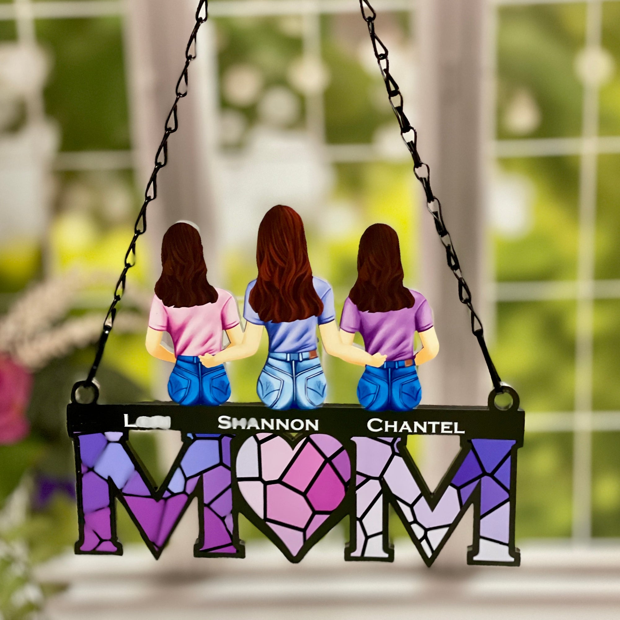 Mother's Day Personalized Window Hanging Sun Catcher