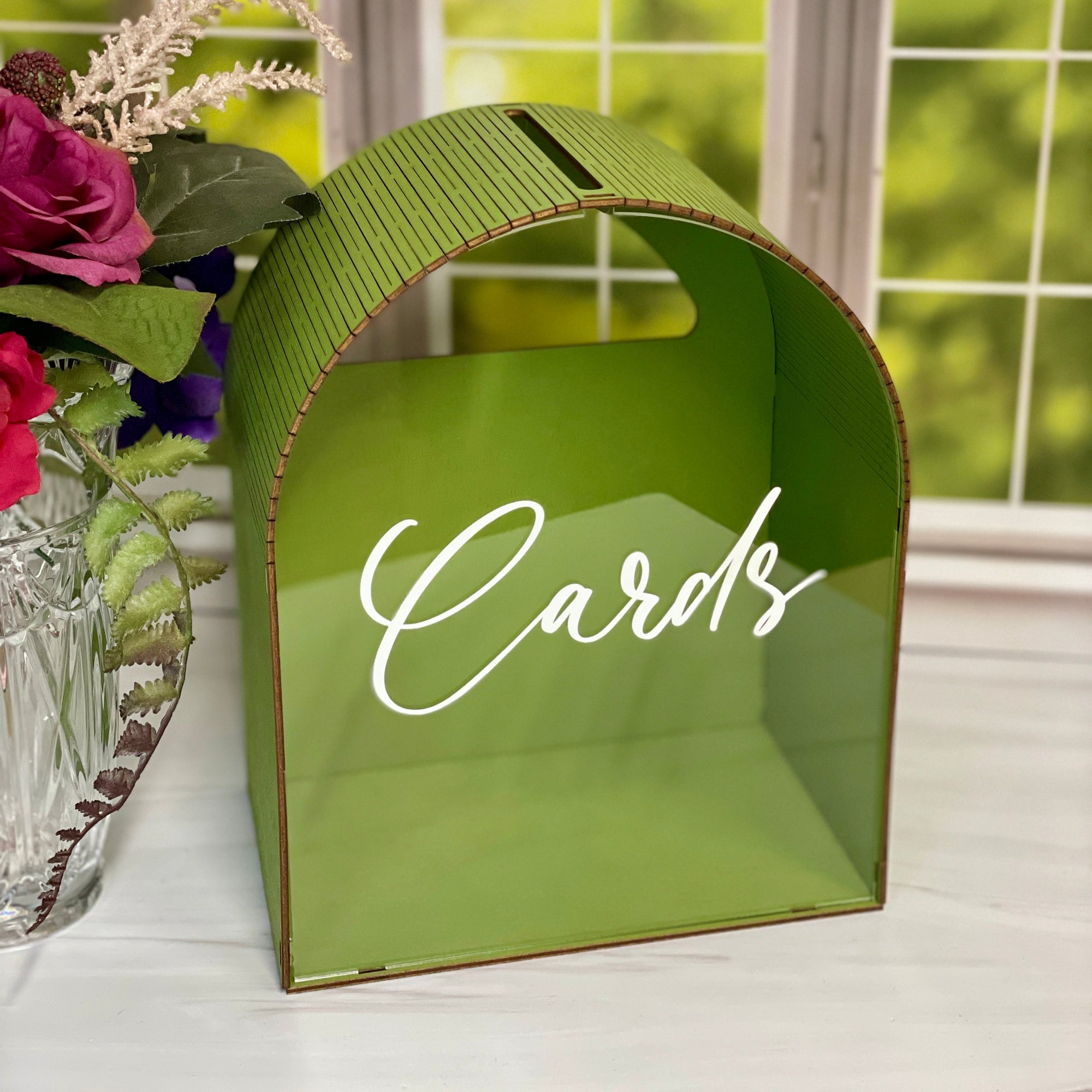 Personalized Card Box for Weddings, Showers & Anniversaries