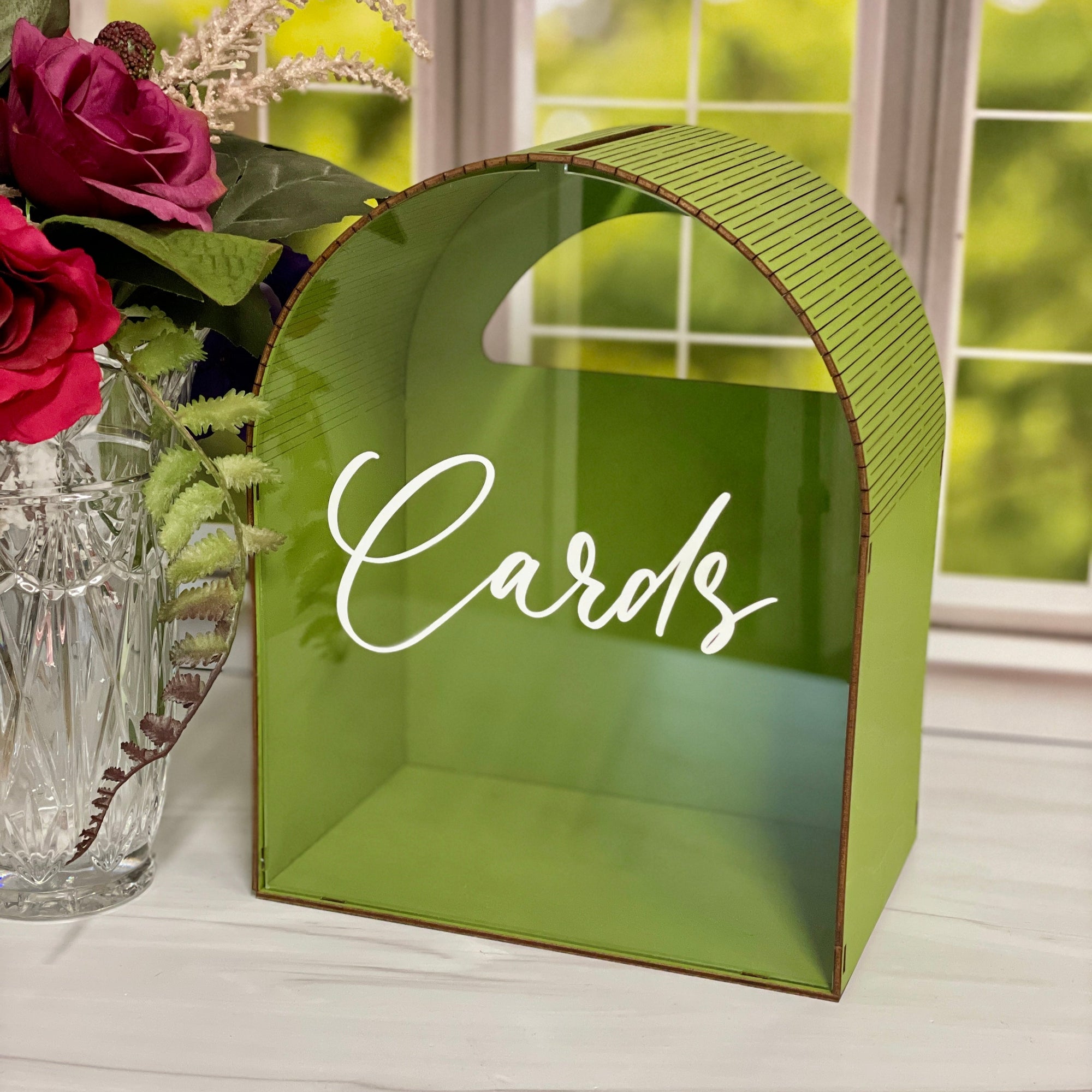 Personalized Card Box for Weddings, Showers & Anniversaries