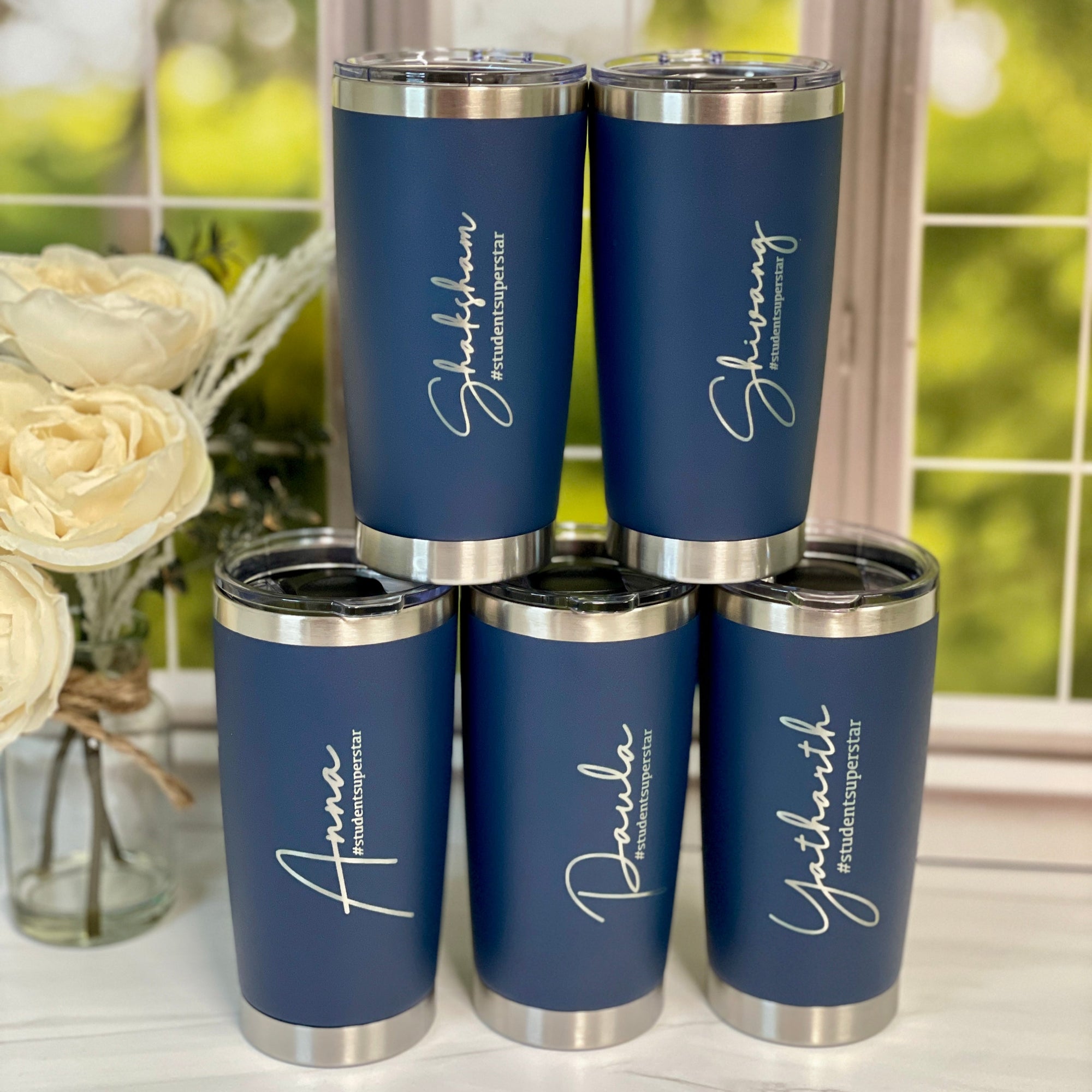 Personalized Laser Engraved Tumblers