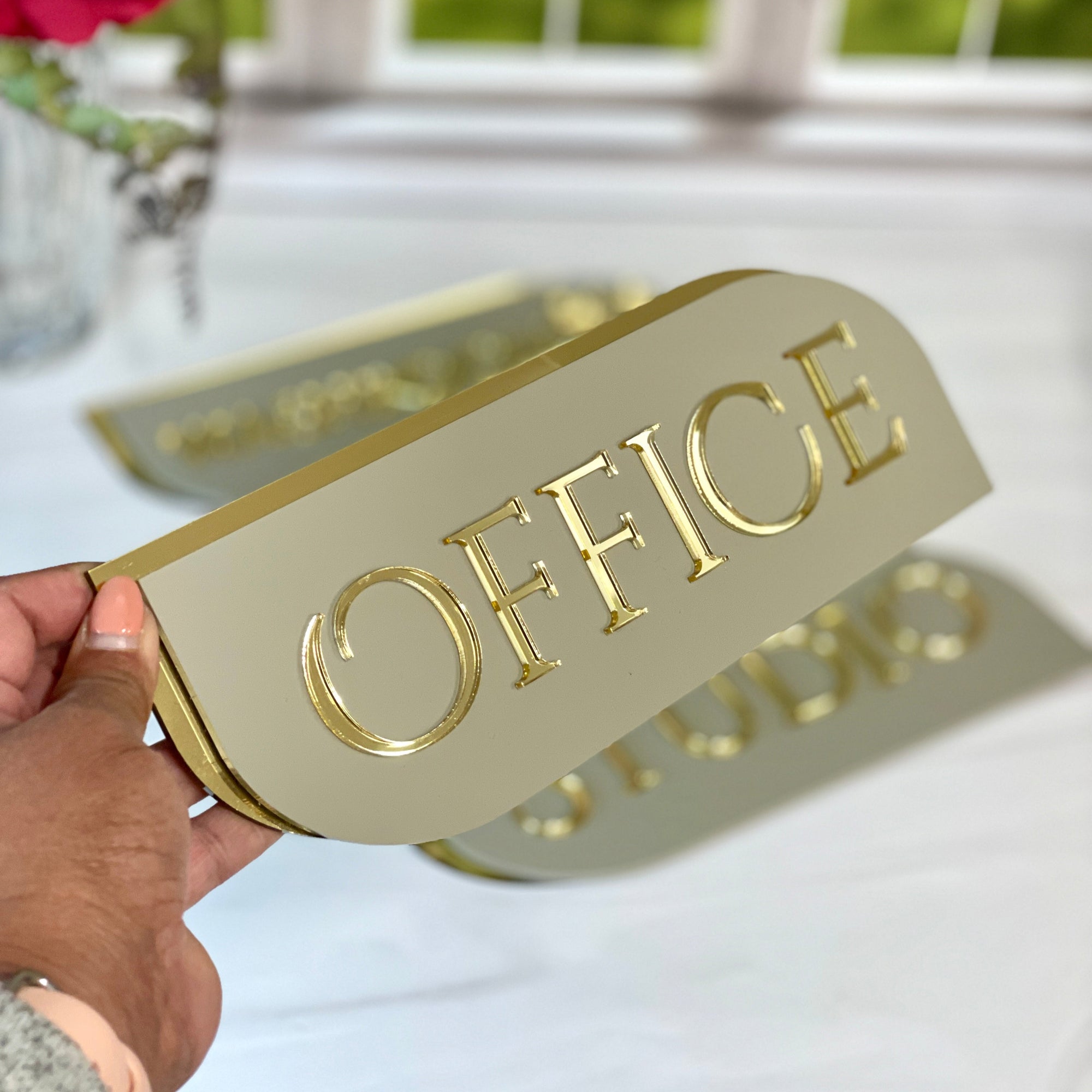 Modern Style Acrylic Door Signs