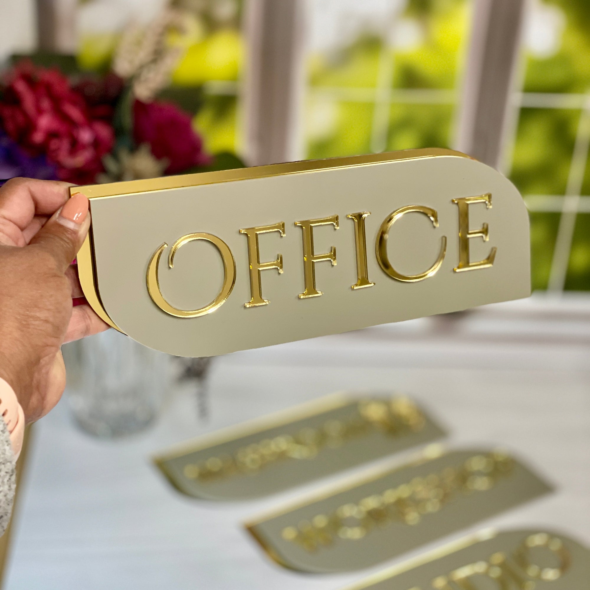 Modern Style Acrylic Door Signs