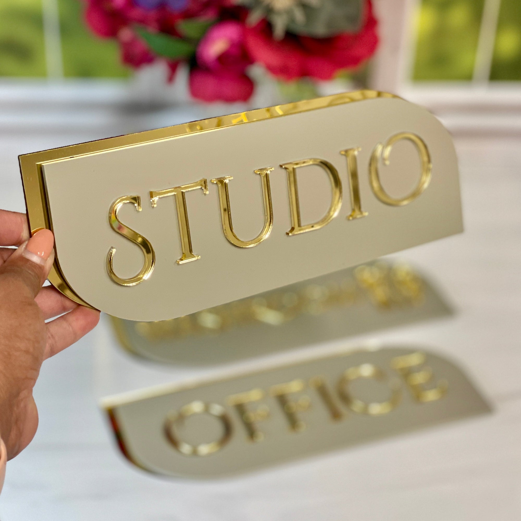 Modern Style Acrylic Door Signs