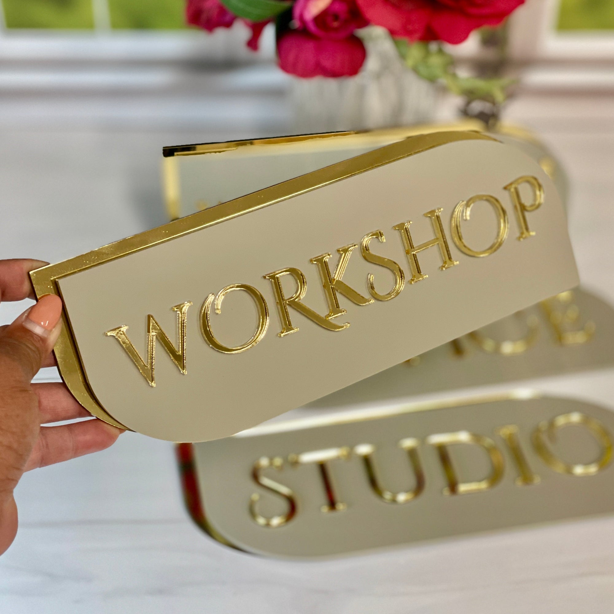 Modern Style Acrylic Door Signs