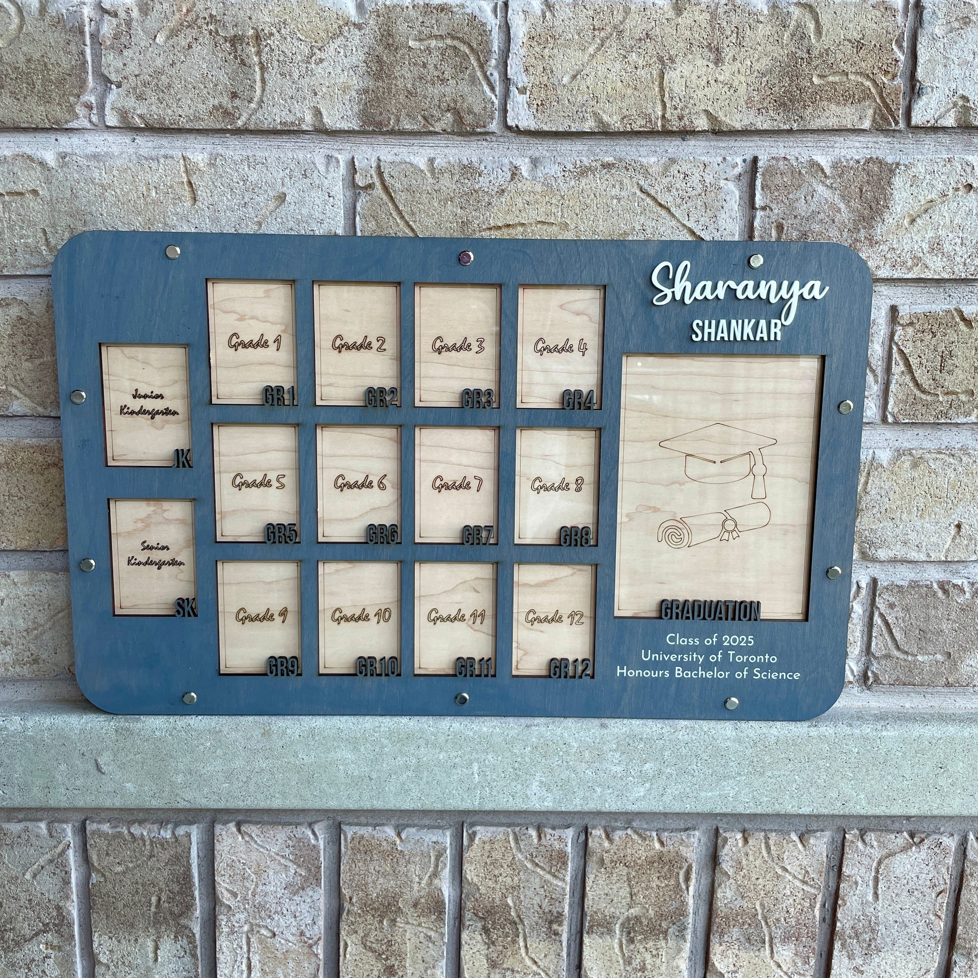 School Years Photo Frame Personalized With Name And Graduation Year