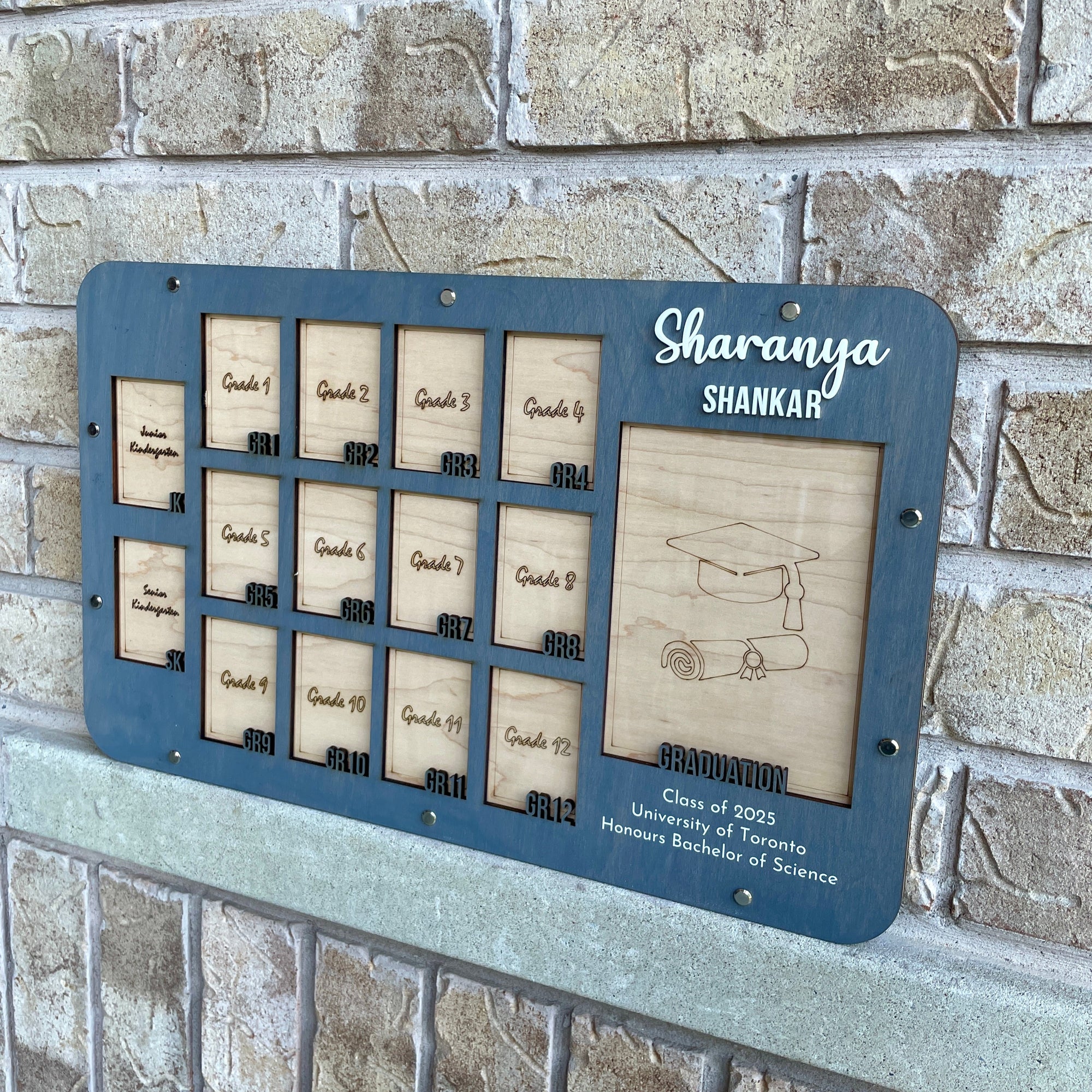 School Years Photo Frame Personalized With Name And Graduation Year
