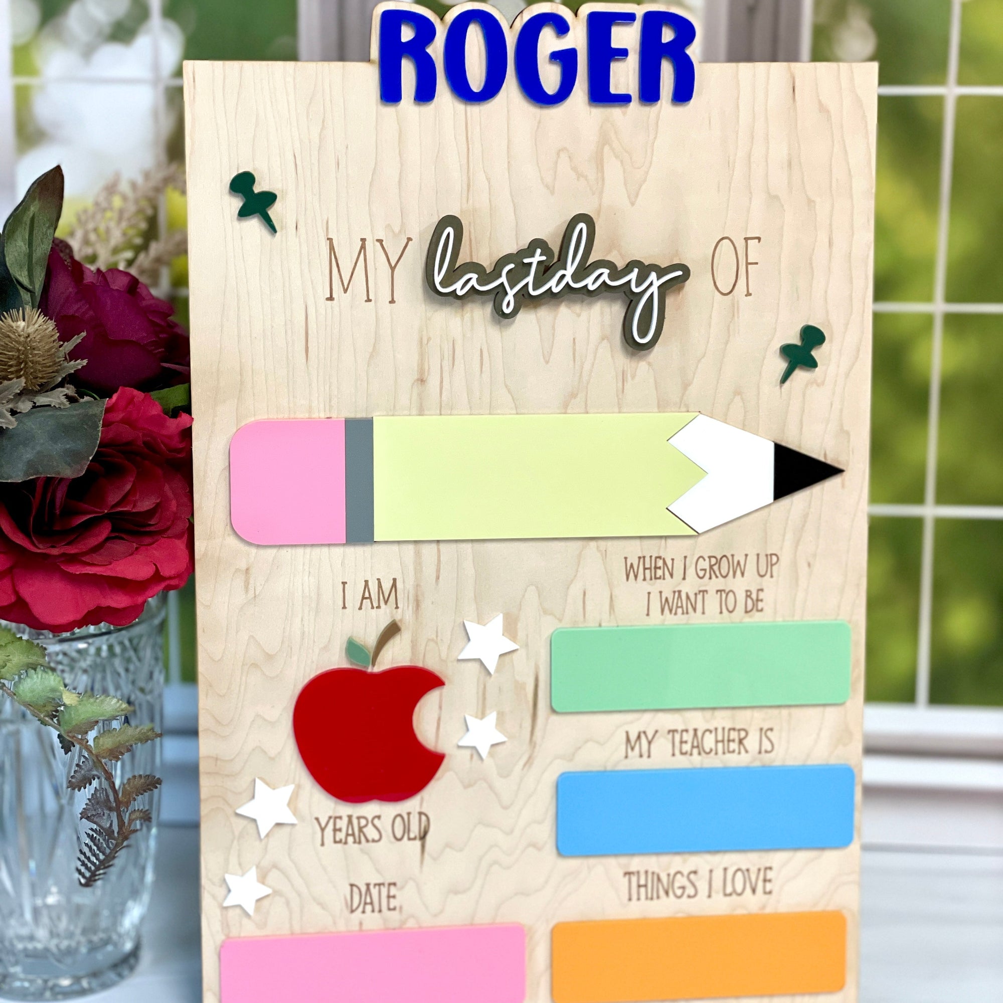 First Day & Last Day Of School Sign, Back To School Photo Prop