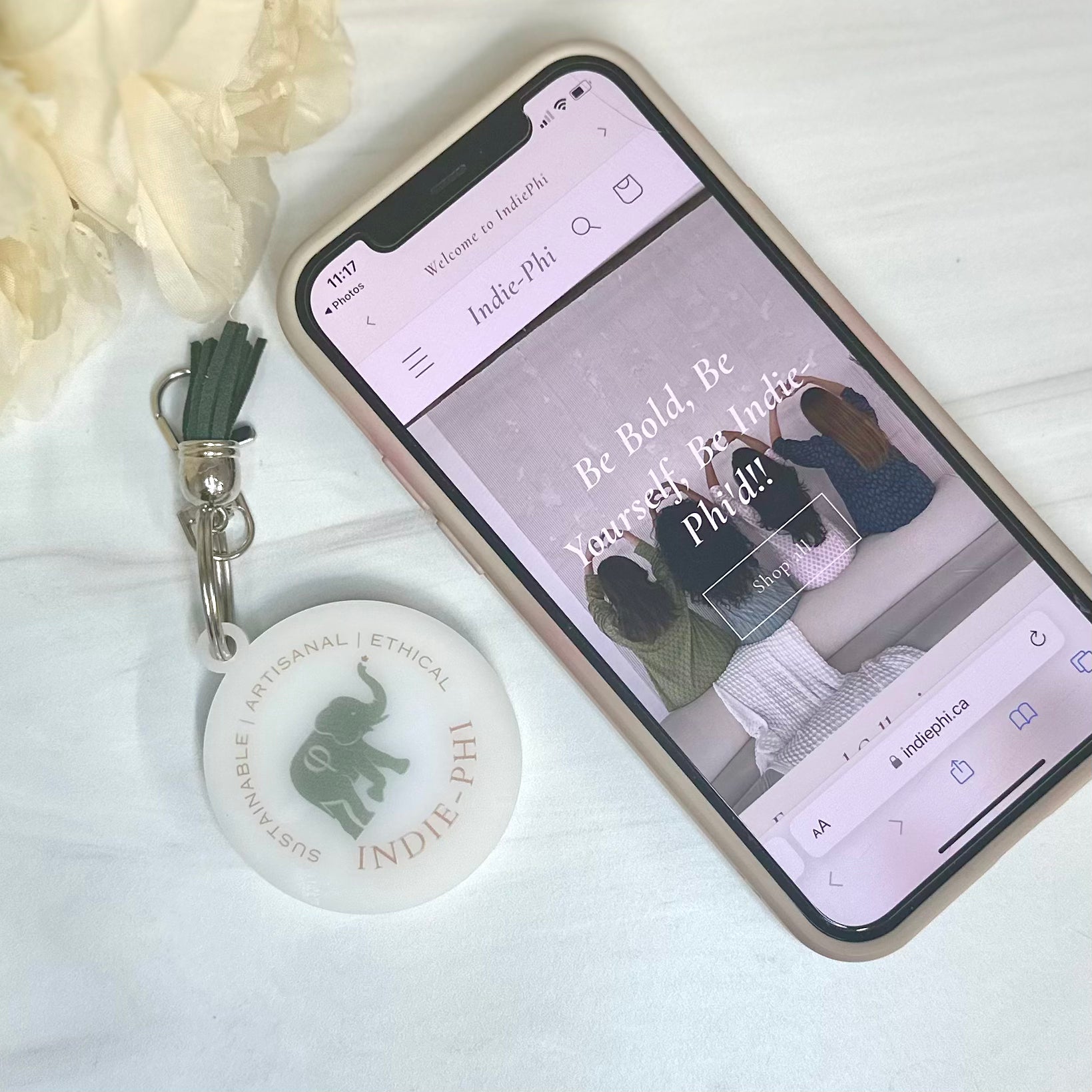 Smart NFC QR Code Keychain