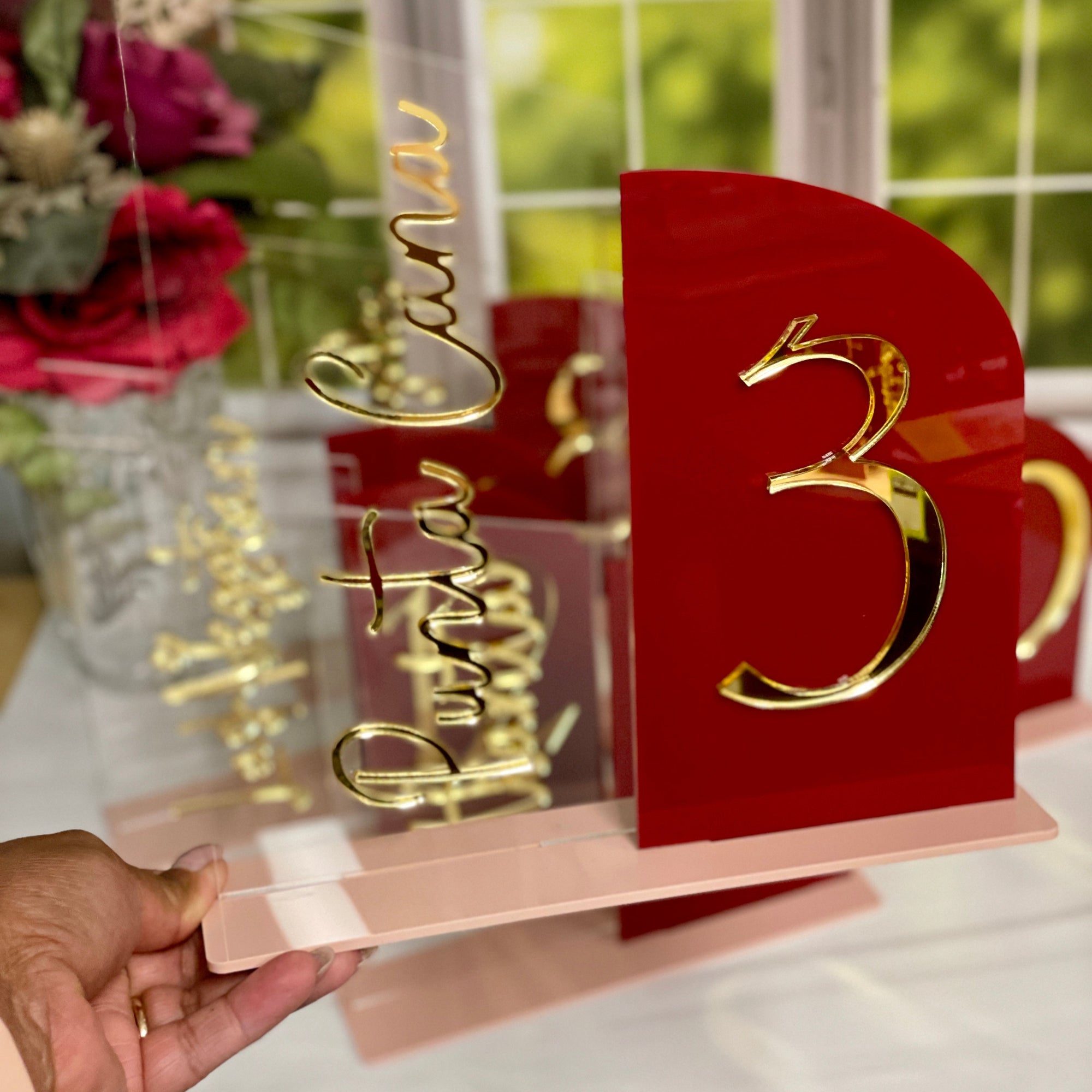 Travel Theme Table Numbers