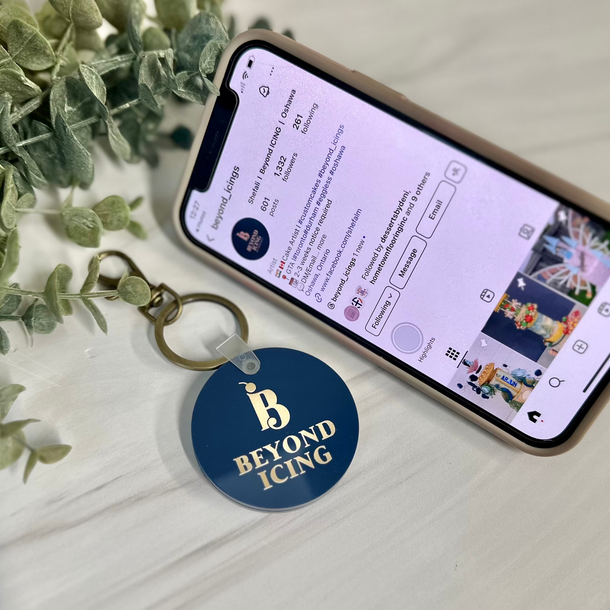 Smart NFC QR Code Keychain