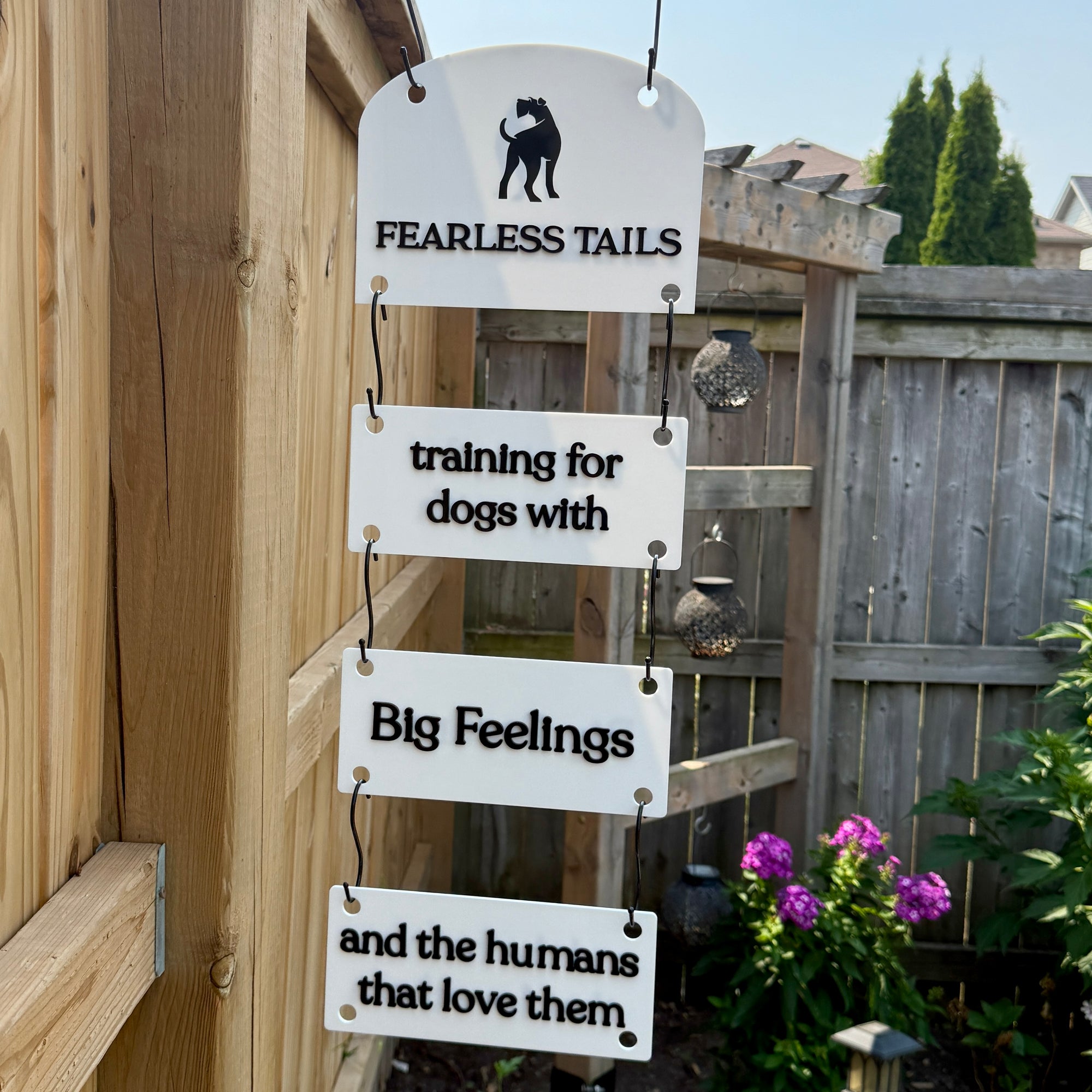 Laneway Market Sign – Custom Acrylic Hanging Sign for Vendors & Events